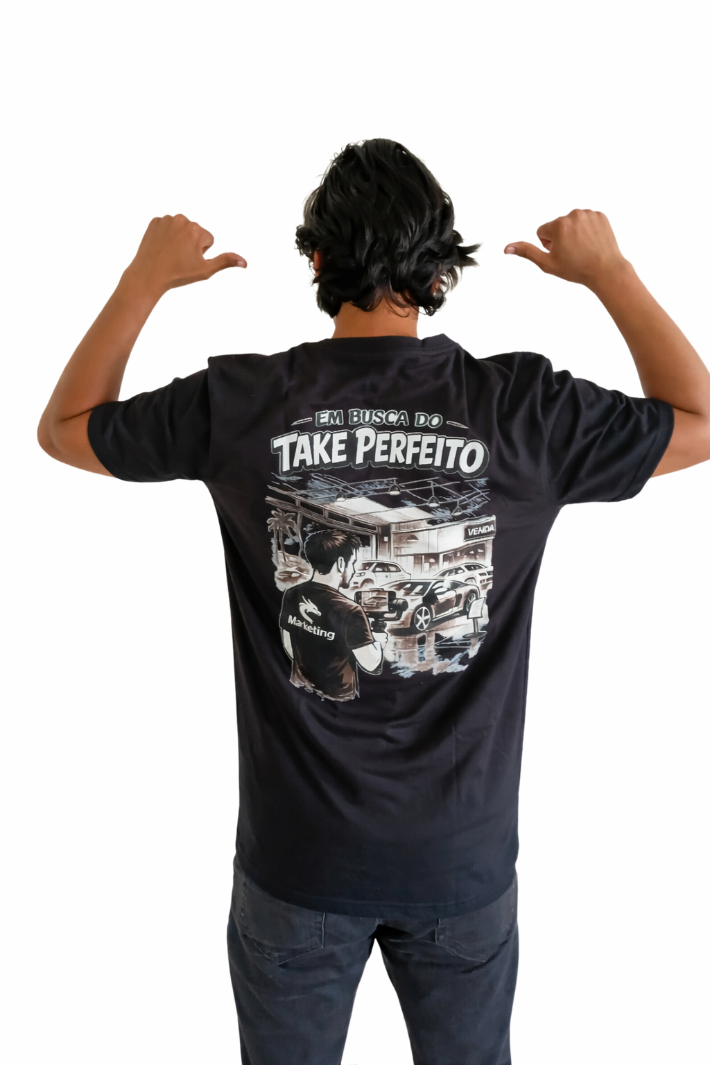 Camisa Em busca do take perfeito 