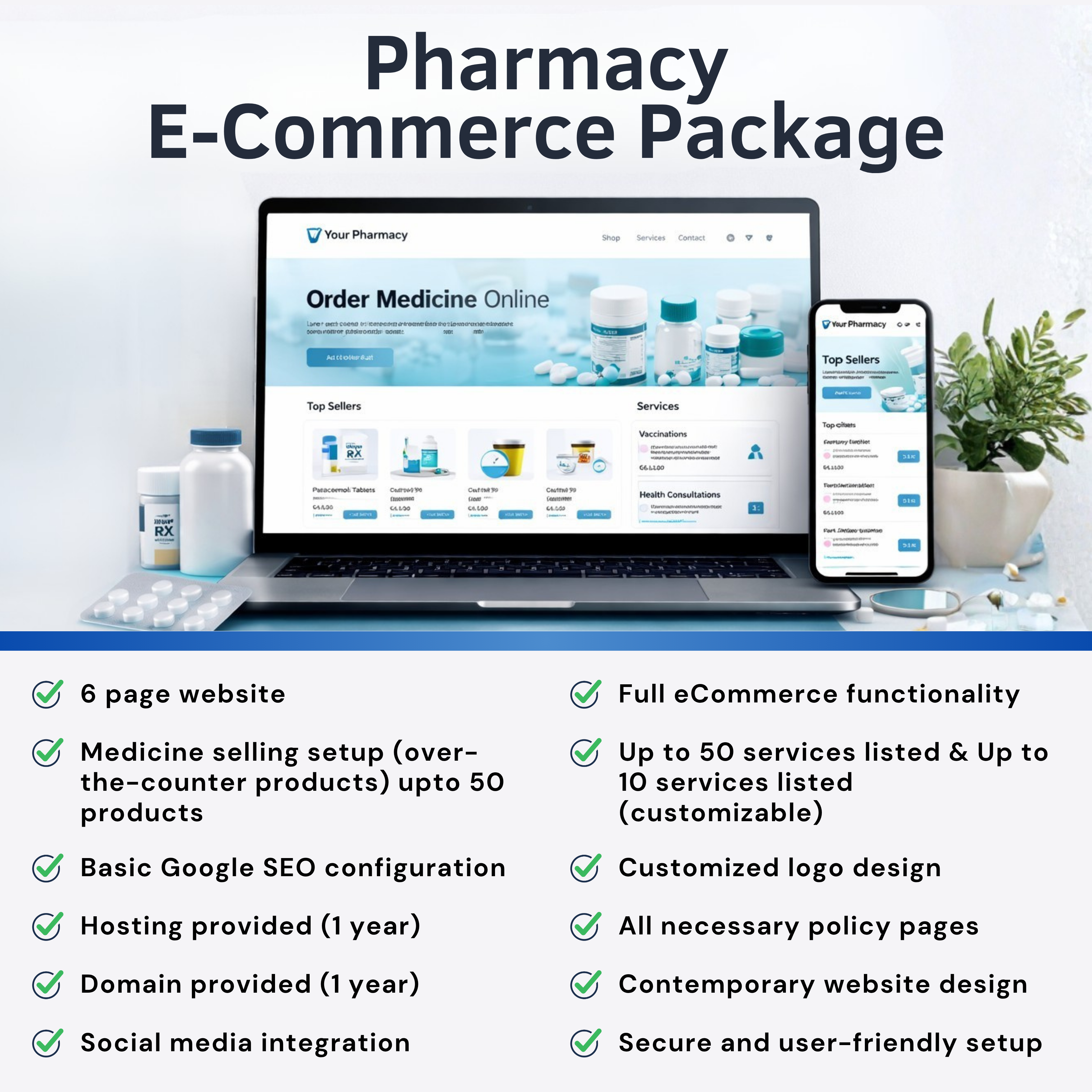 E-Commerce Pharmacy Package