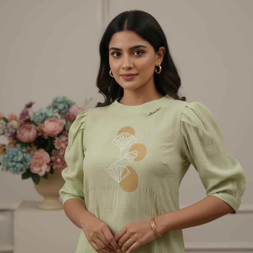 Mint Green  Short_Top_A2424