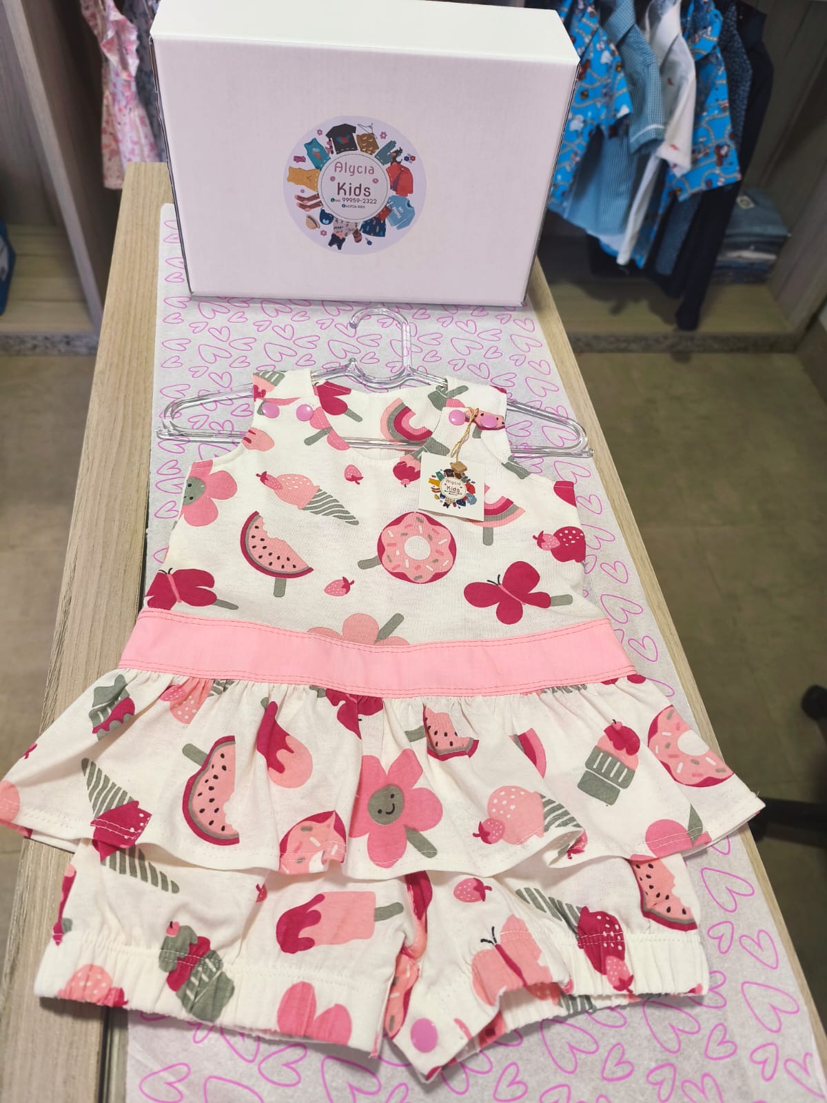 Body  Infantil Frutinhas