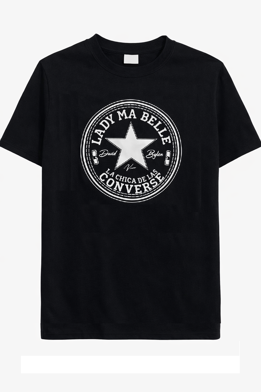 Camiseta La Chica de las Converse NEGRA