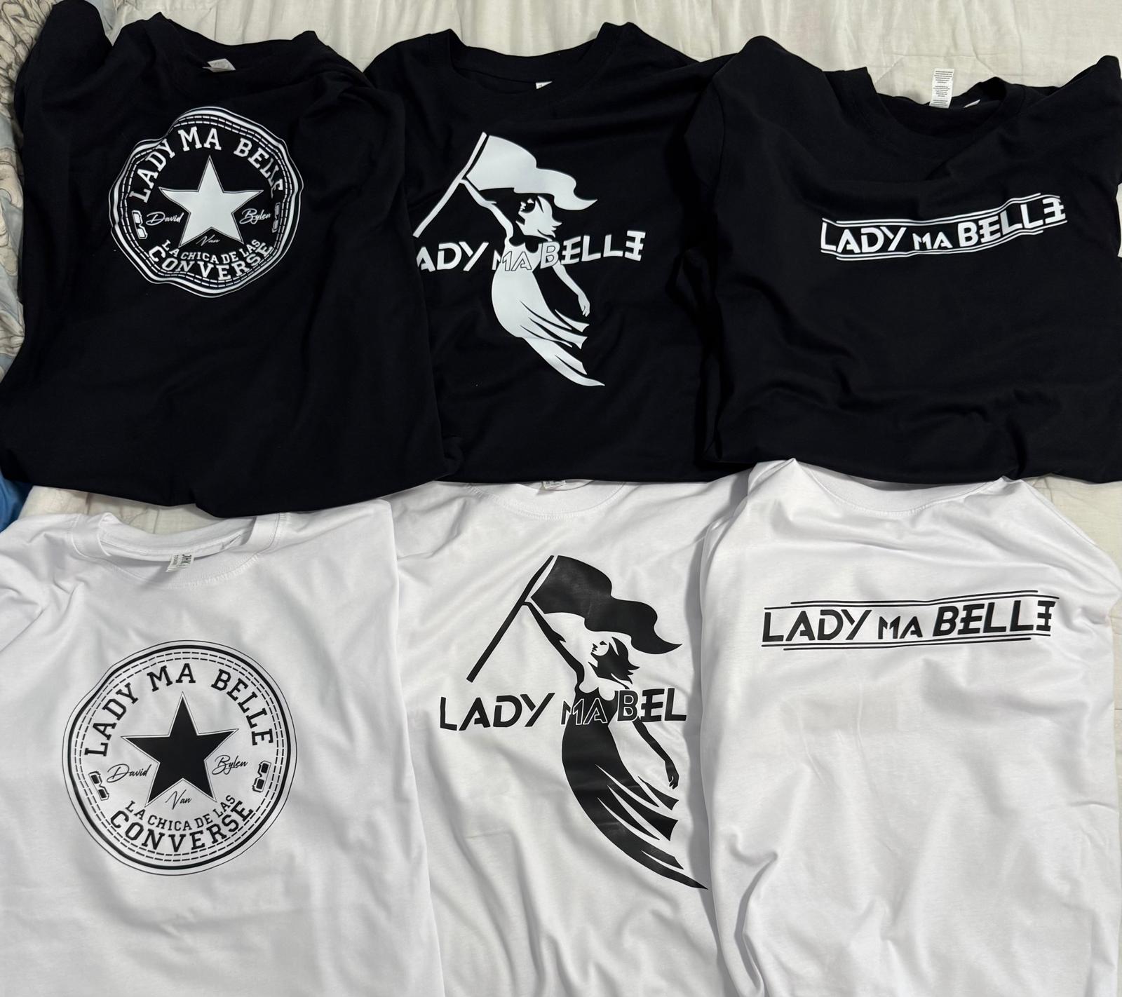 Camiseta Lady Ma Belle LOGO Blanca