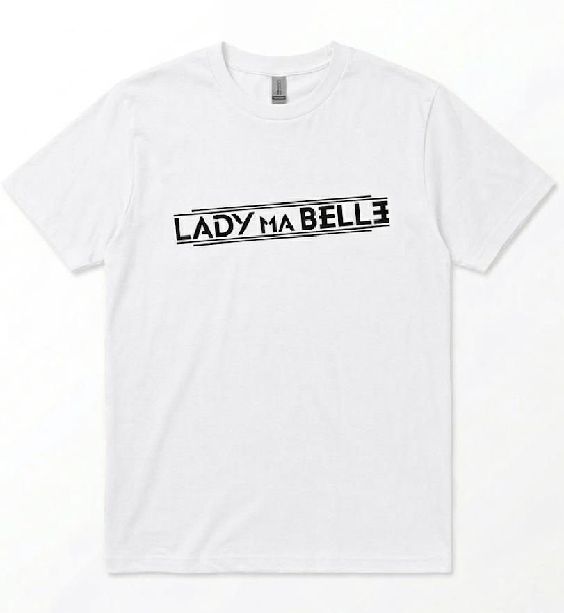 Camiseta Lady Ma Belle LOGO Blanca