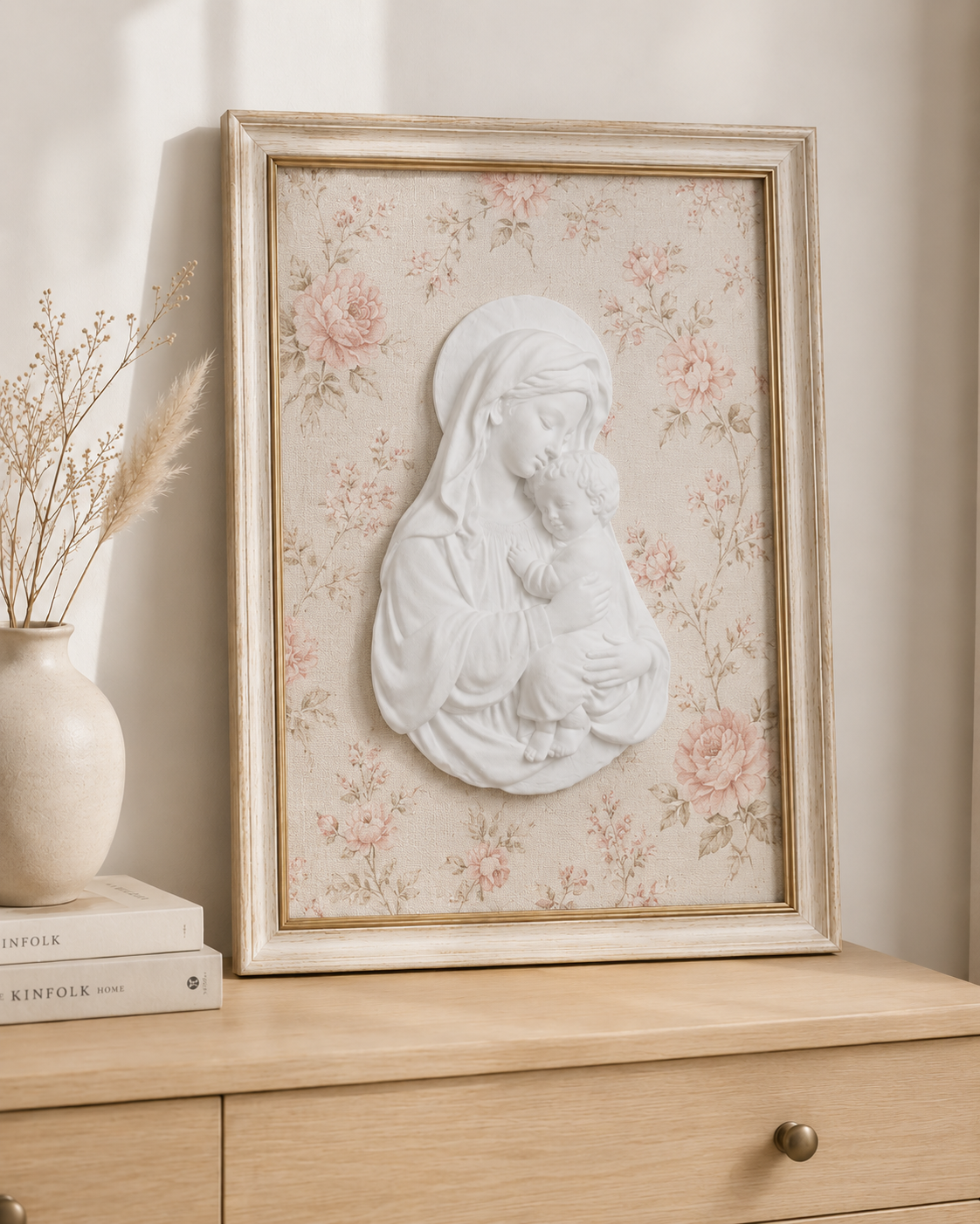 Relieve Virgen María "Dulce Caricia" para Cuadro Virgen Personalizado