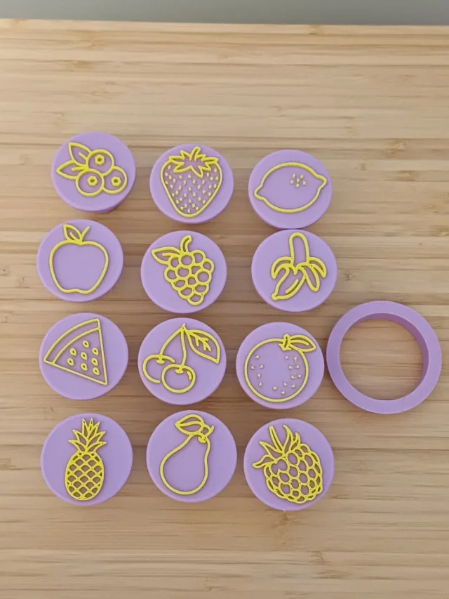 Sellos de las frutas