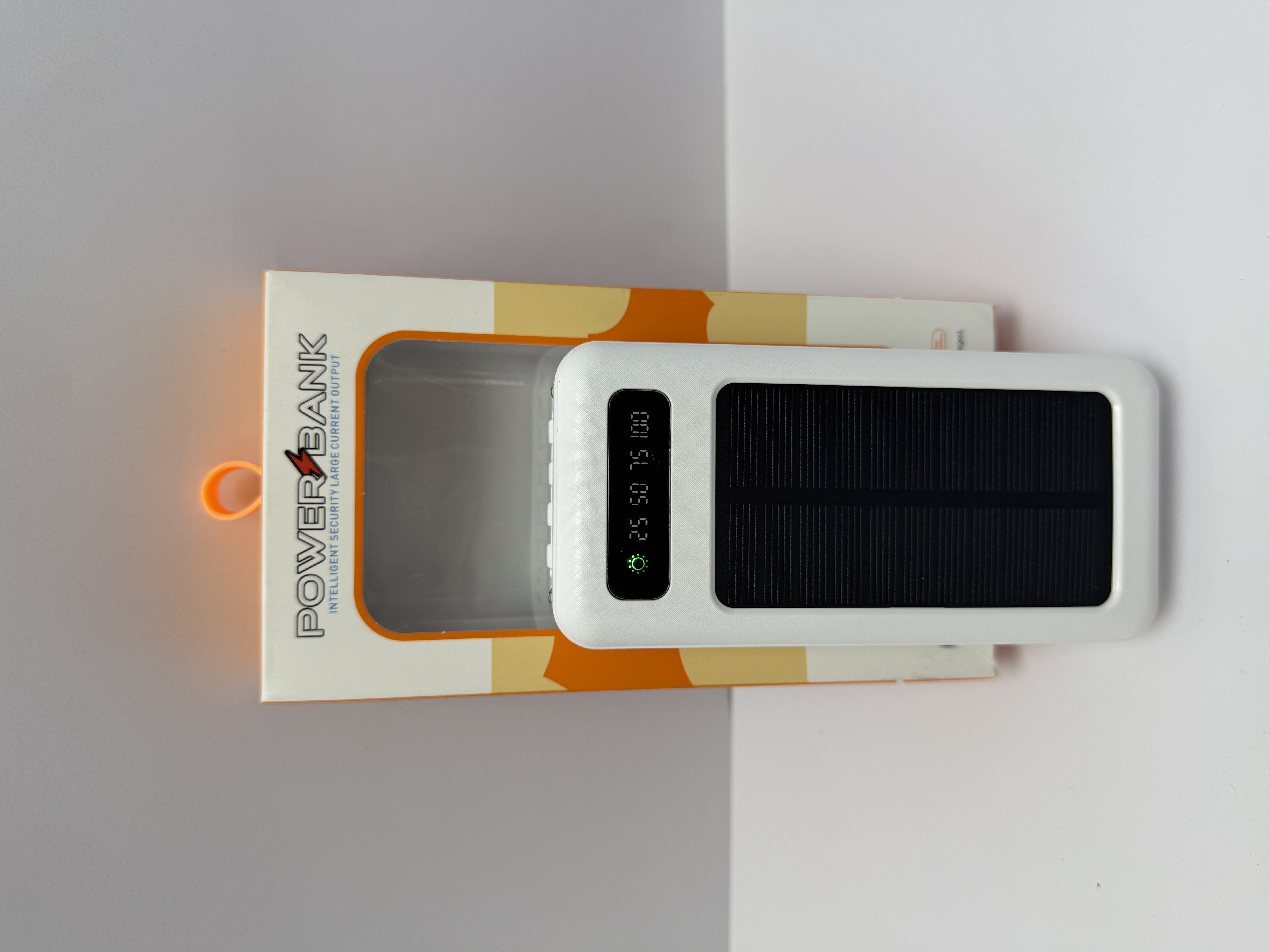 Power Bank Solar Blanco