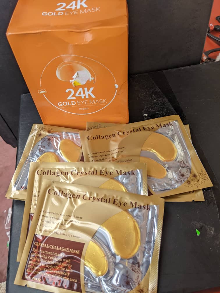 Masques Yeux Or 24K