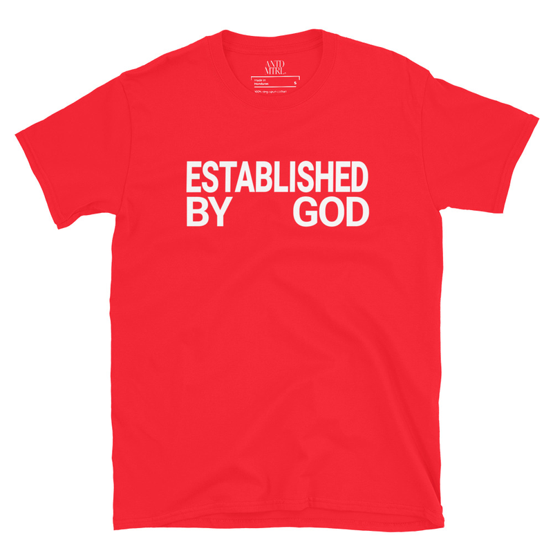 ESTABLISHED BY GOD STATEMENT TEE