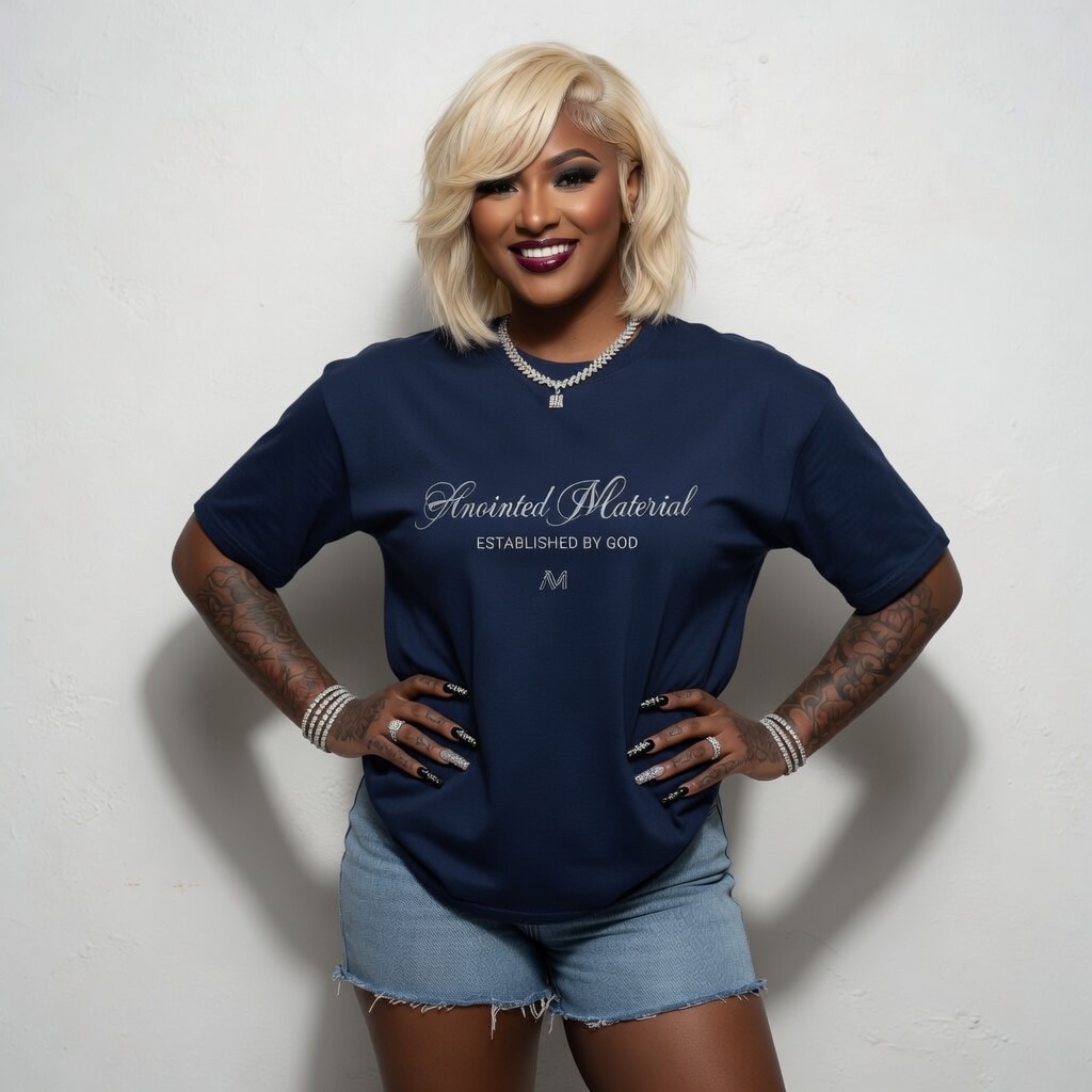 ANOINTED MATERIAL SIGNATURE TEE