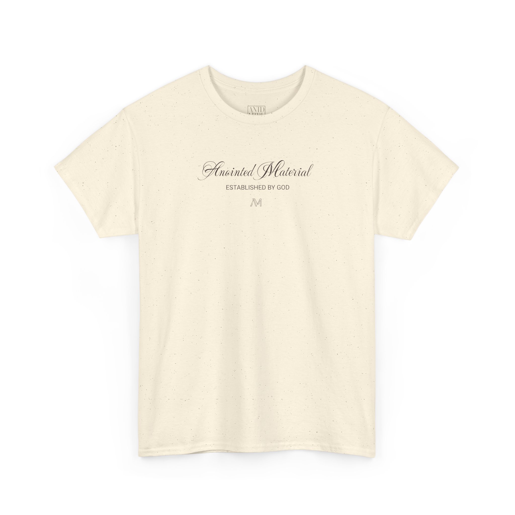 ANOINTED MATERIAL SIGNATURE IVORY TEE
