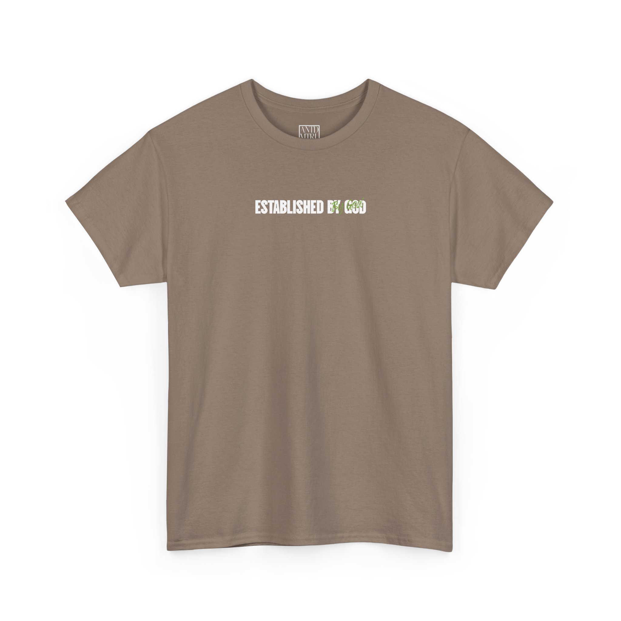 Established by God. Not Luck. Espresso Tee