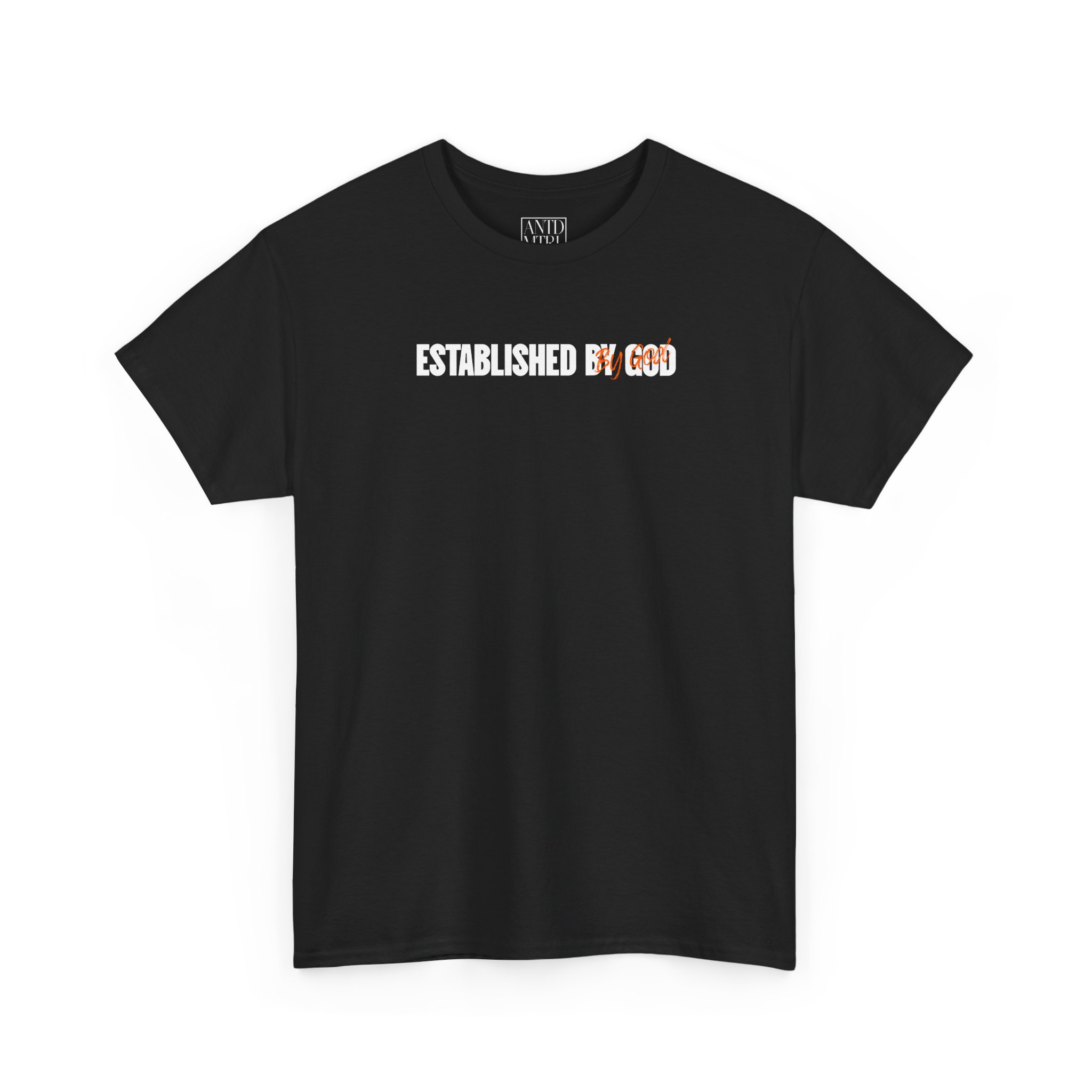 Established by God. Not Luck. Black Tee