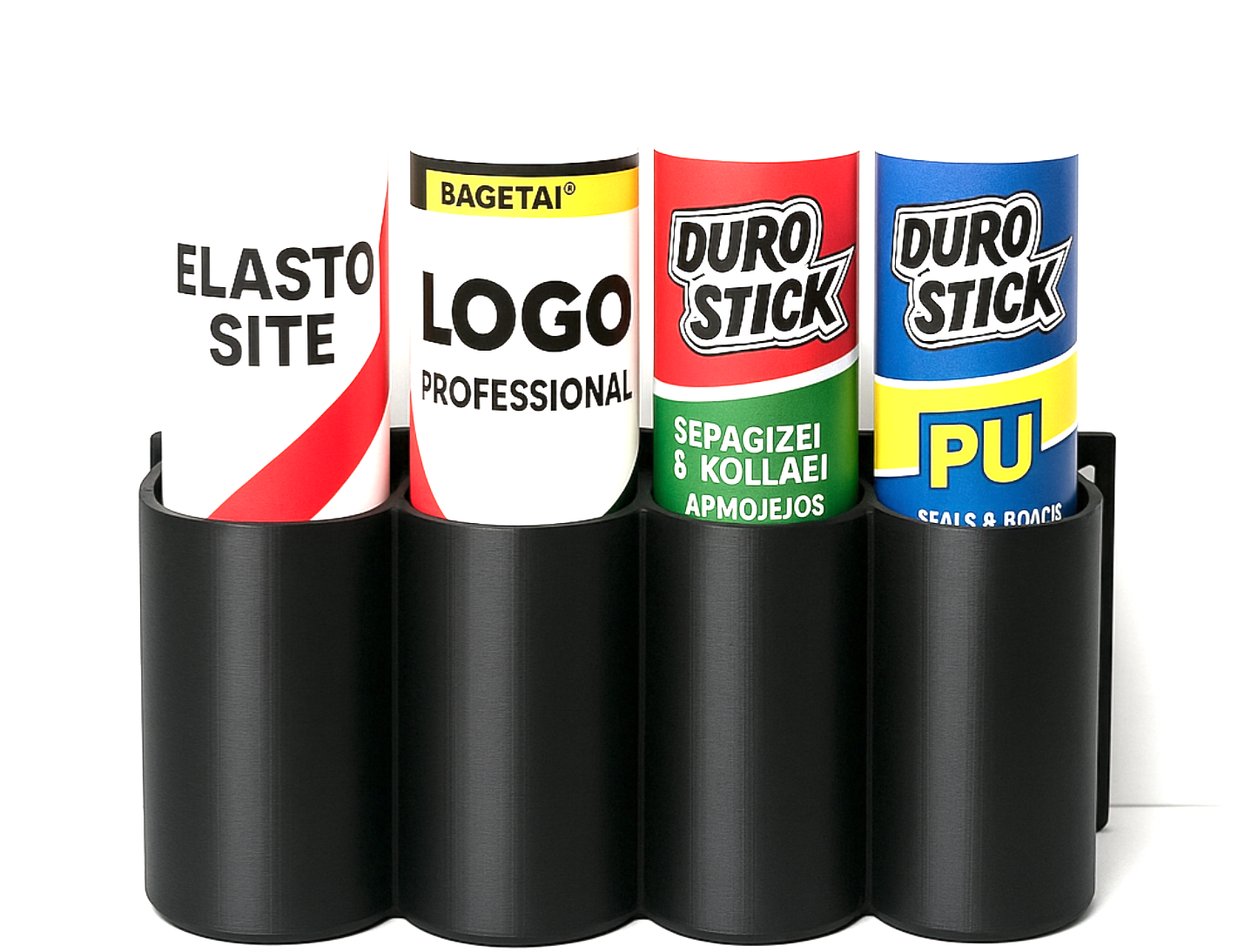 Wall-Mounted Silicone Tube Holder