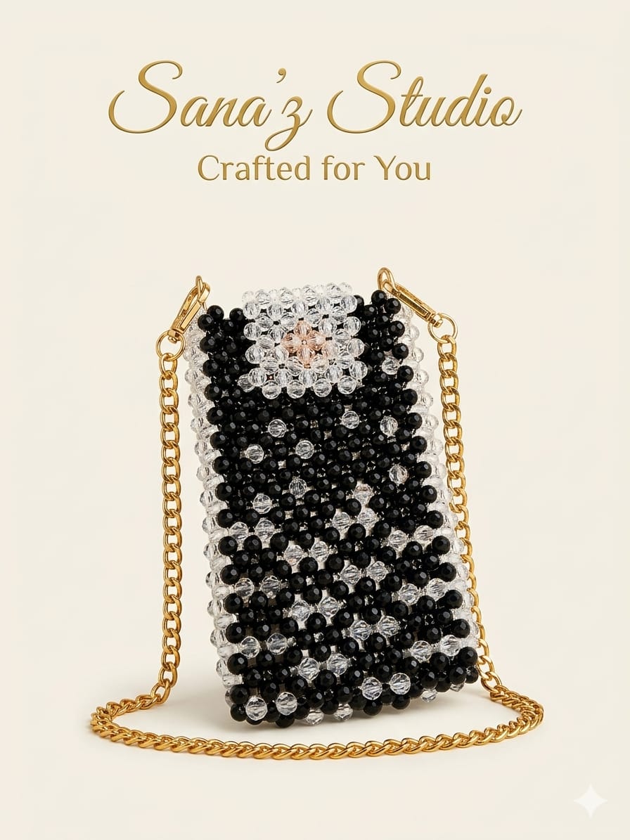 Beaded Phone Sling Bag