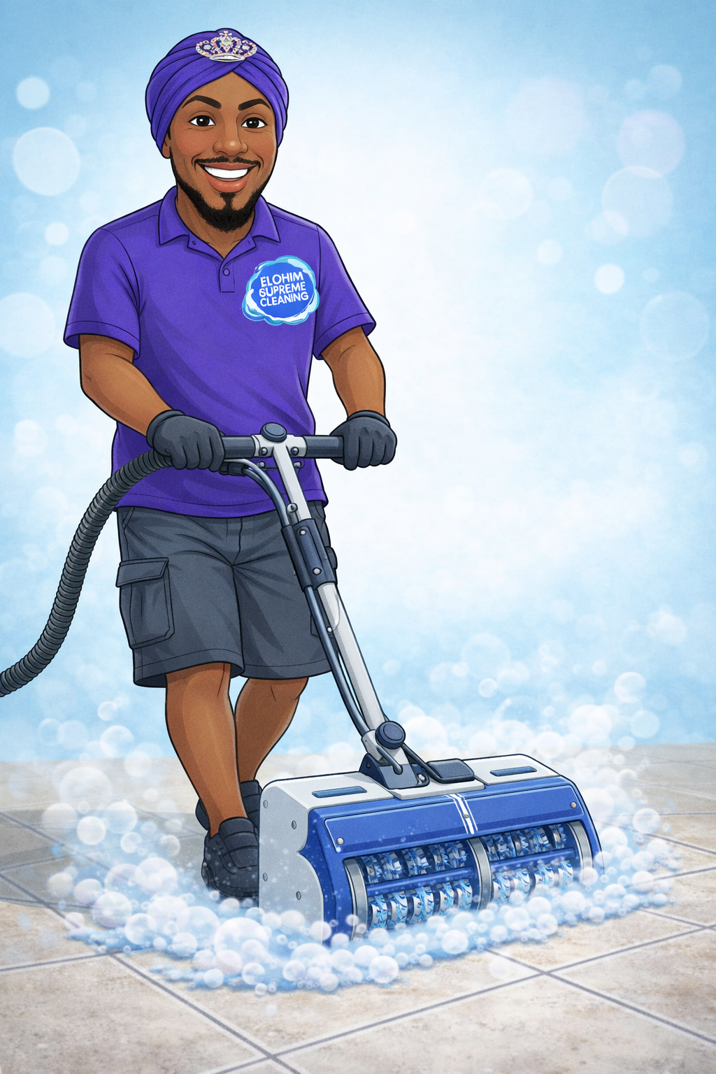 Tile & grout deep clean