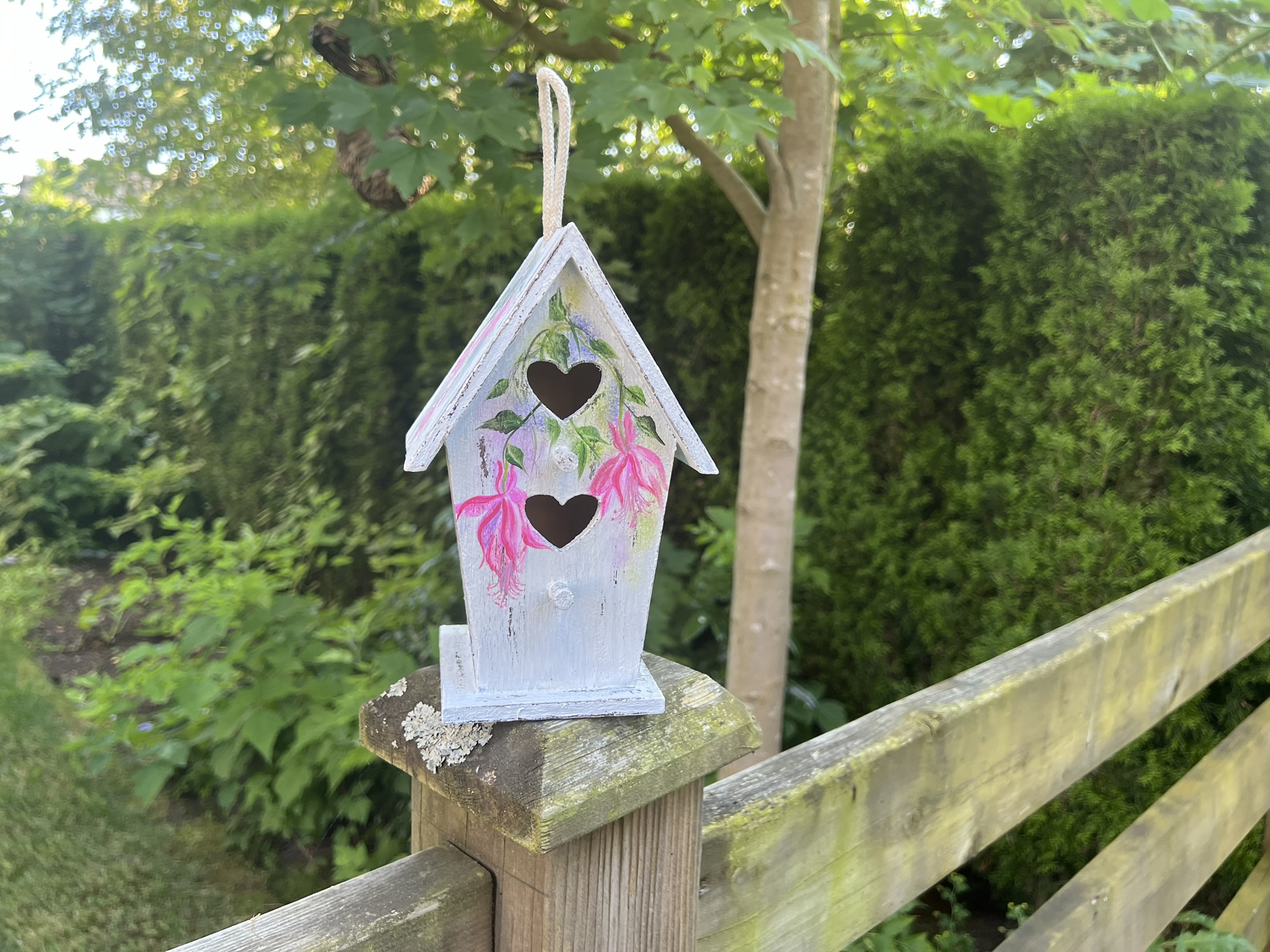 Decorative Painted Birdhouse