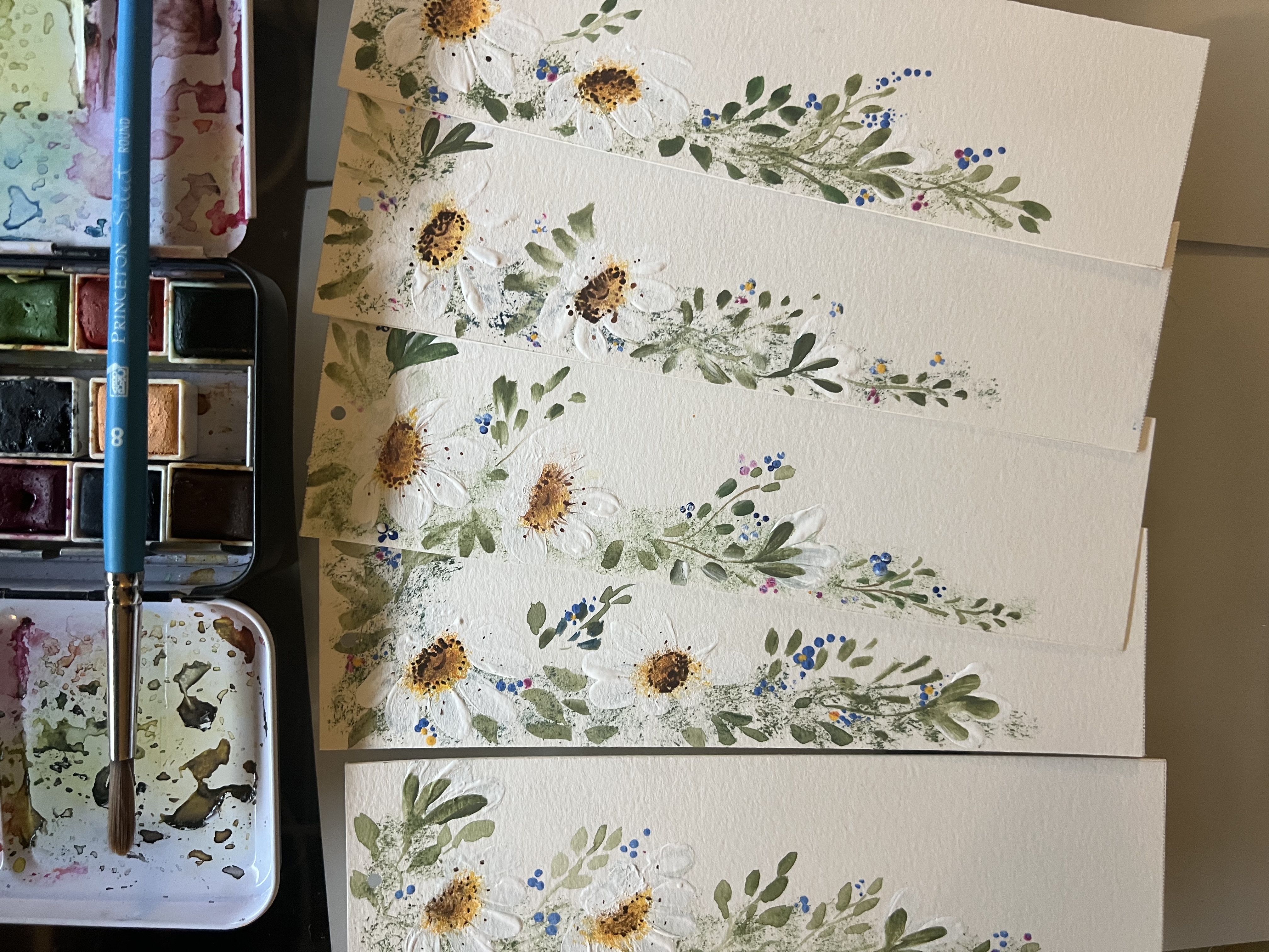 Floral Watercolor Greeting Cards