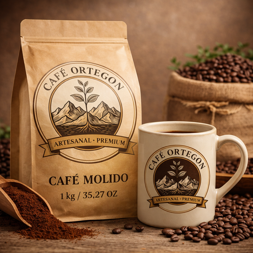 KIT Café Molido Café Ortegón 1kg + Mug
