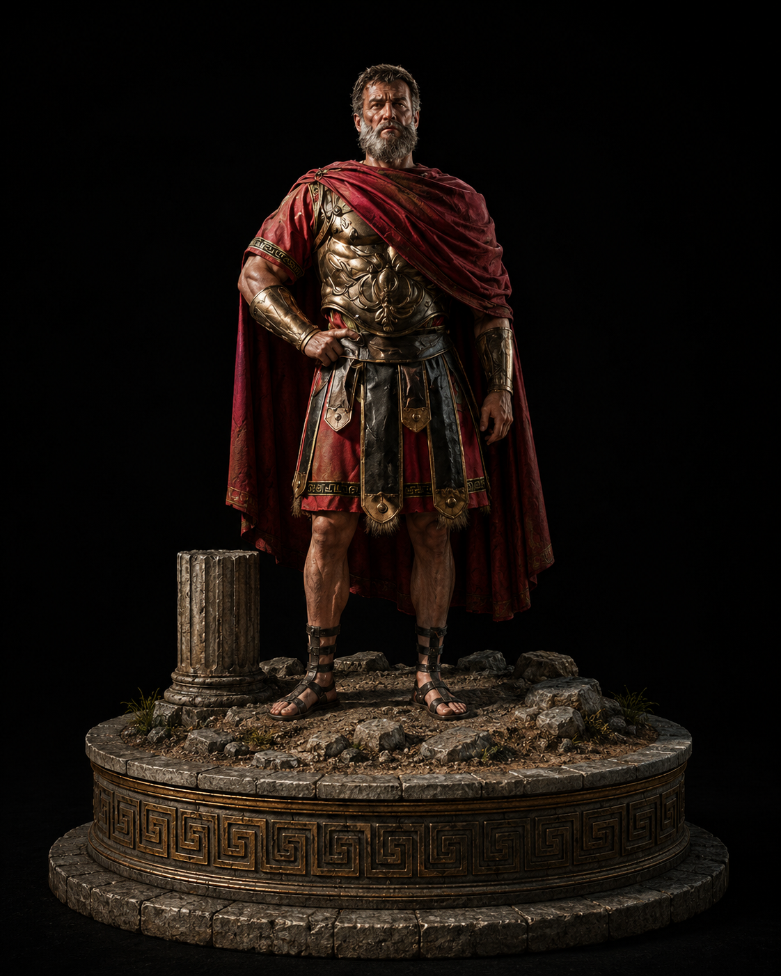 Miltiades Greek General Statue | Battle of Marathon Warrior Collectible | Ancient Greece Historical Figure | Greek Commander Decor | History Lover Gift