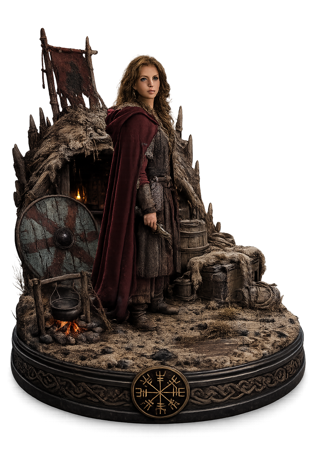 Siggy (Siggy Haraldson) 3D Hand-Painted Figurine | Vikings Inspired Statue | Norse Collector | Handmade Viking Display