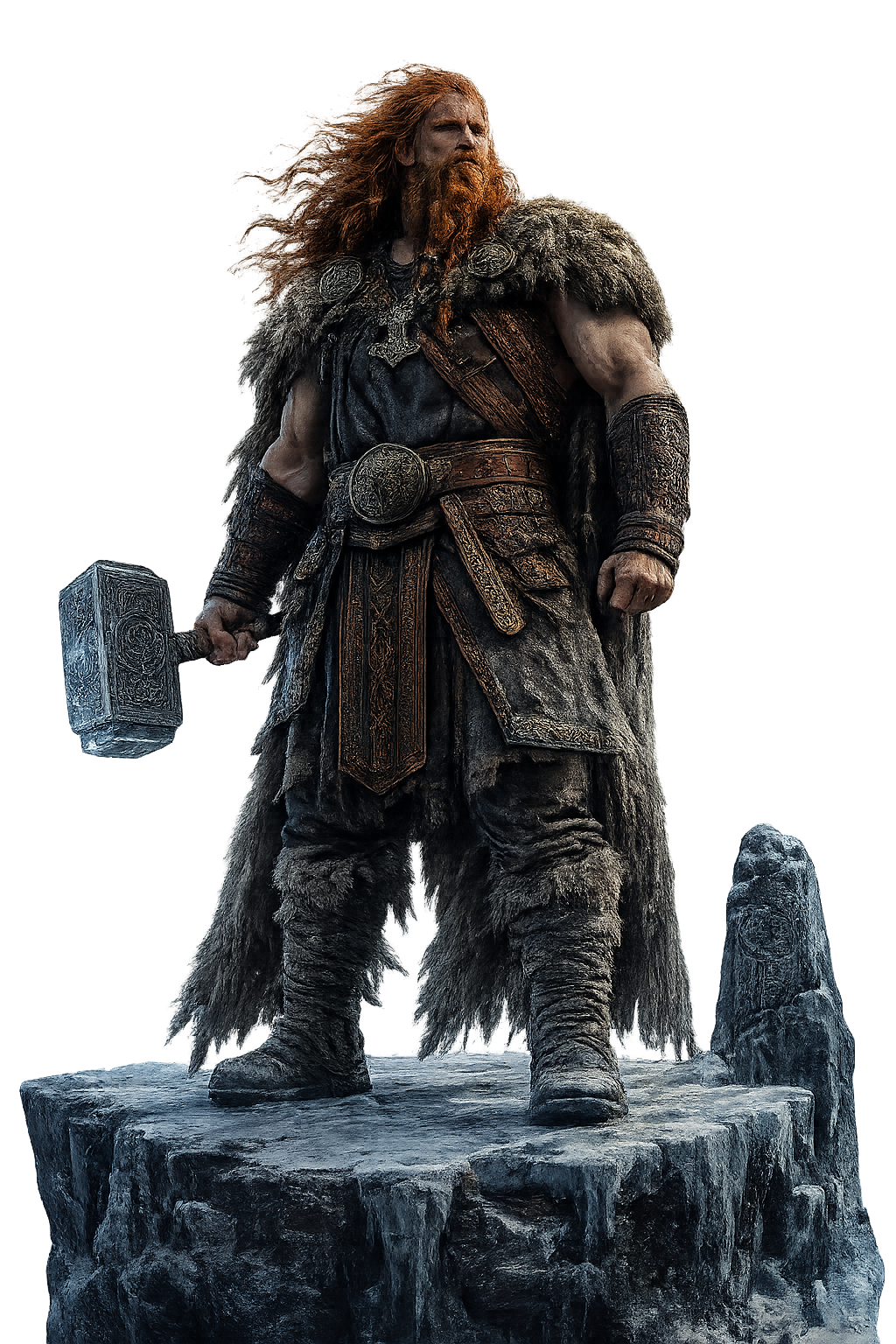 Thor 3D Hand-Painted Figurine | Norse God of Thunder Statue | Viking Mythology Collectible | Handmade Fantasy Display
