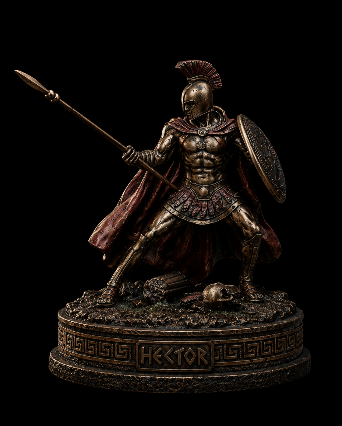 Hector of Troy Statue | Trojan Prince Warrior Collectible | Greek Mythology Figure | Iliad Hero Decor | Ancient History Gift