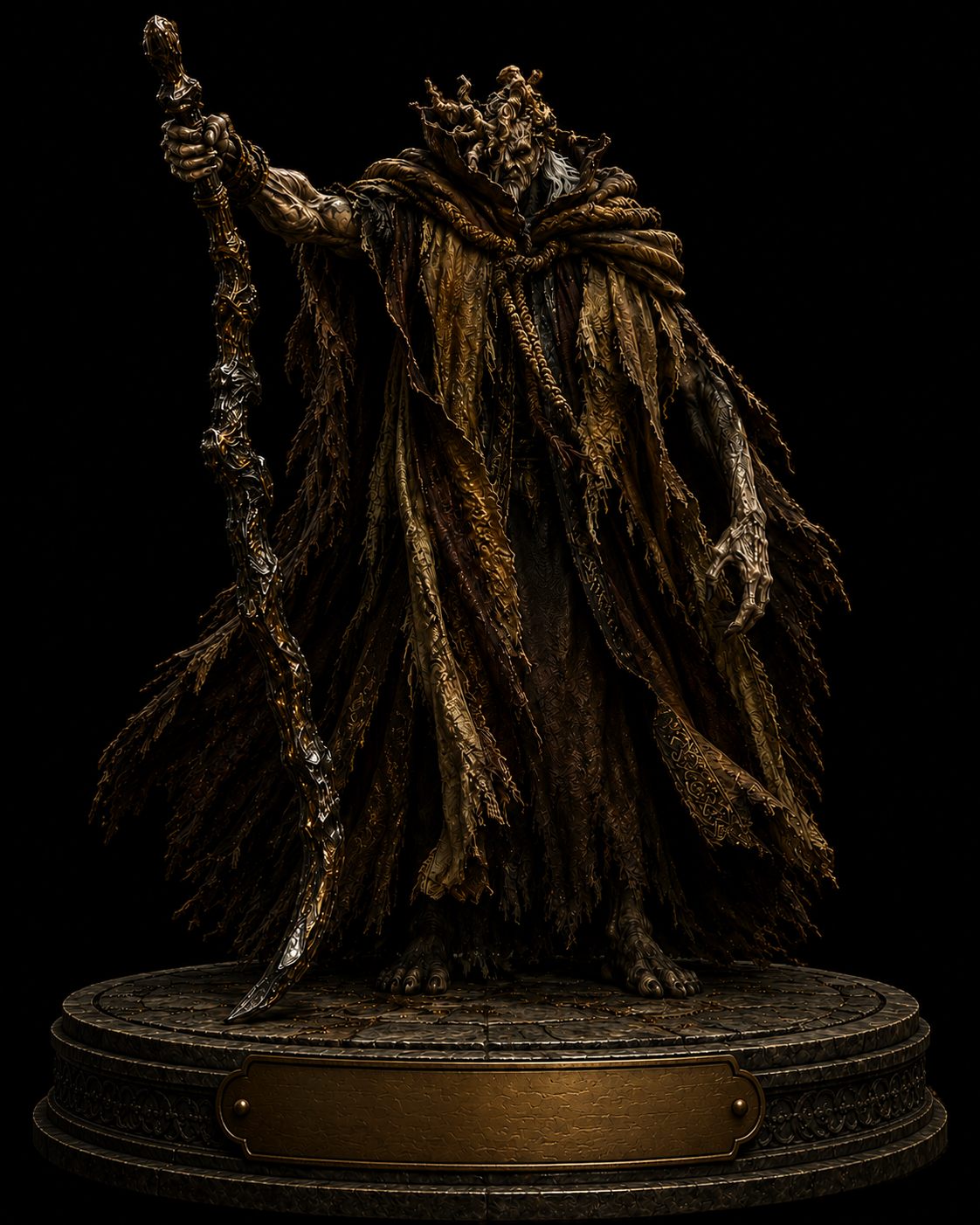 Morgott Inspired Statue | Omen King Collectible Figure | Elden Ring Inspired Boss Display | Dark Fantasy Decor | RPG Gamer Gift