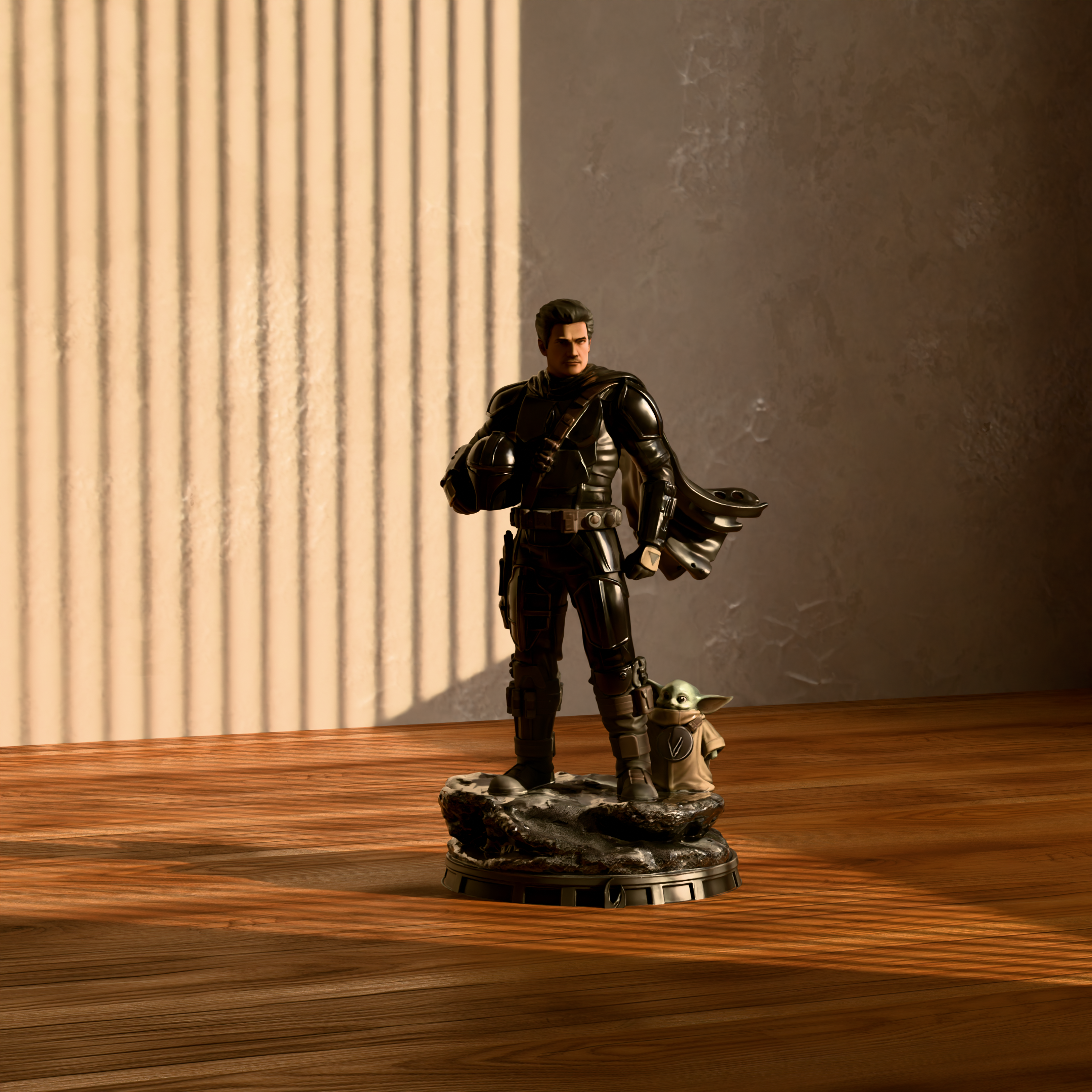 Mandalorian & Grogu Collectible Figure