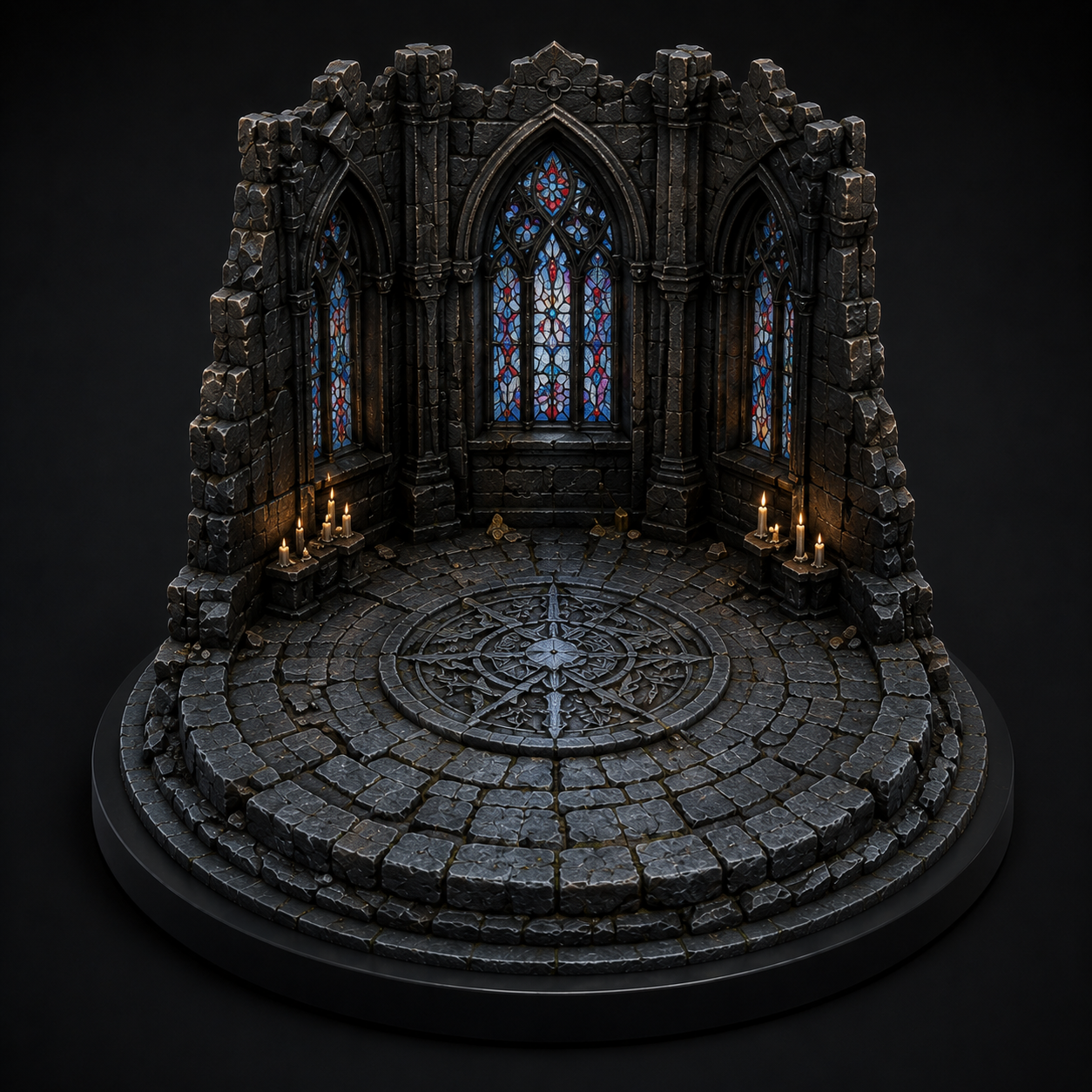 Fantasy Miniature Terrain Display Sets