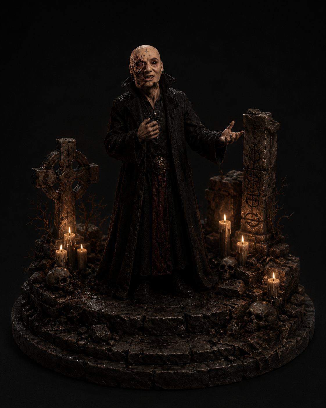 The Source (Charmed) 3D Hand-Painted Figurine | Fan Art Statue | Dark Magic Collectible | Handmade Fantasy Display
