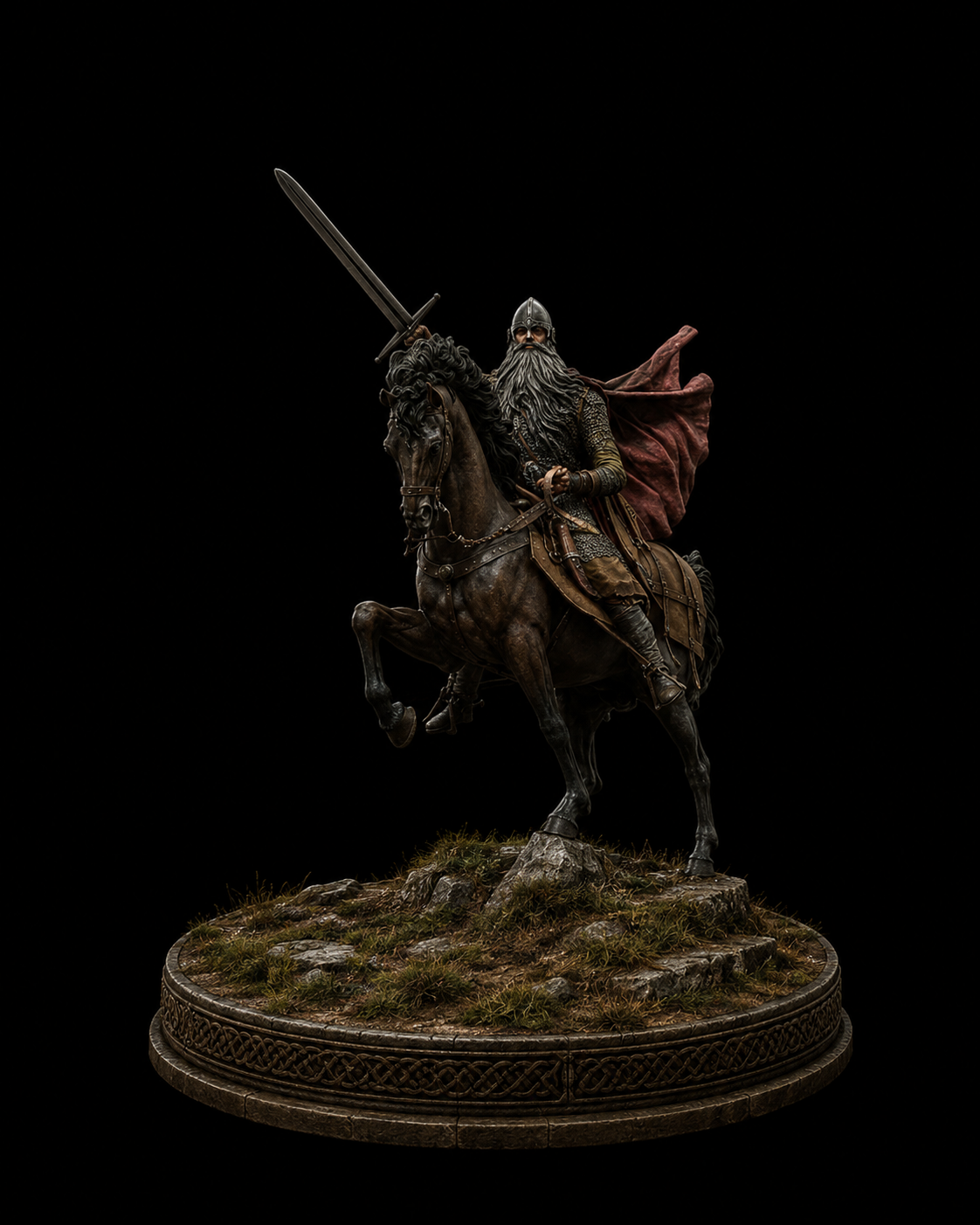 El Cid Statue | Rodrigo Díaz de Vivar Medieval Spanish Knight Collectible | Reconquista Warrior Figure | Legendary Spanish Hero Sculpture