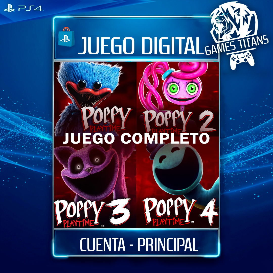 Poppy Playtime capitulos 1,2,3,4