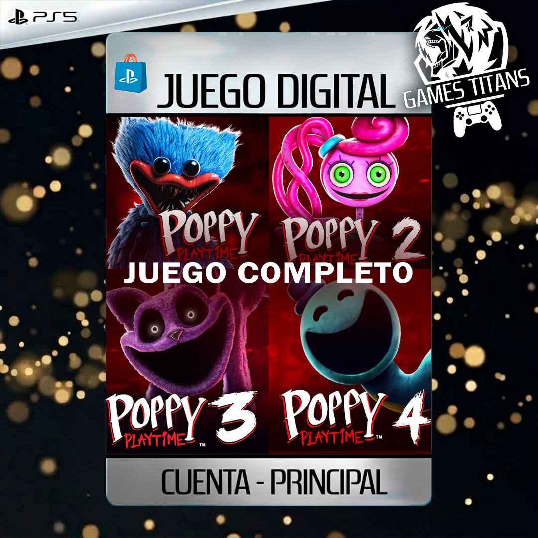 Poppy Playtime capitulos 1,2,3,4