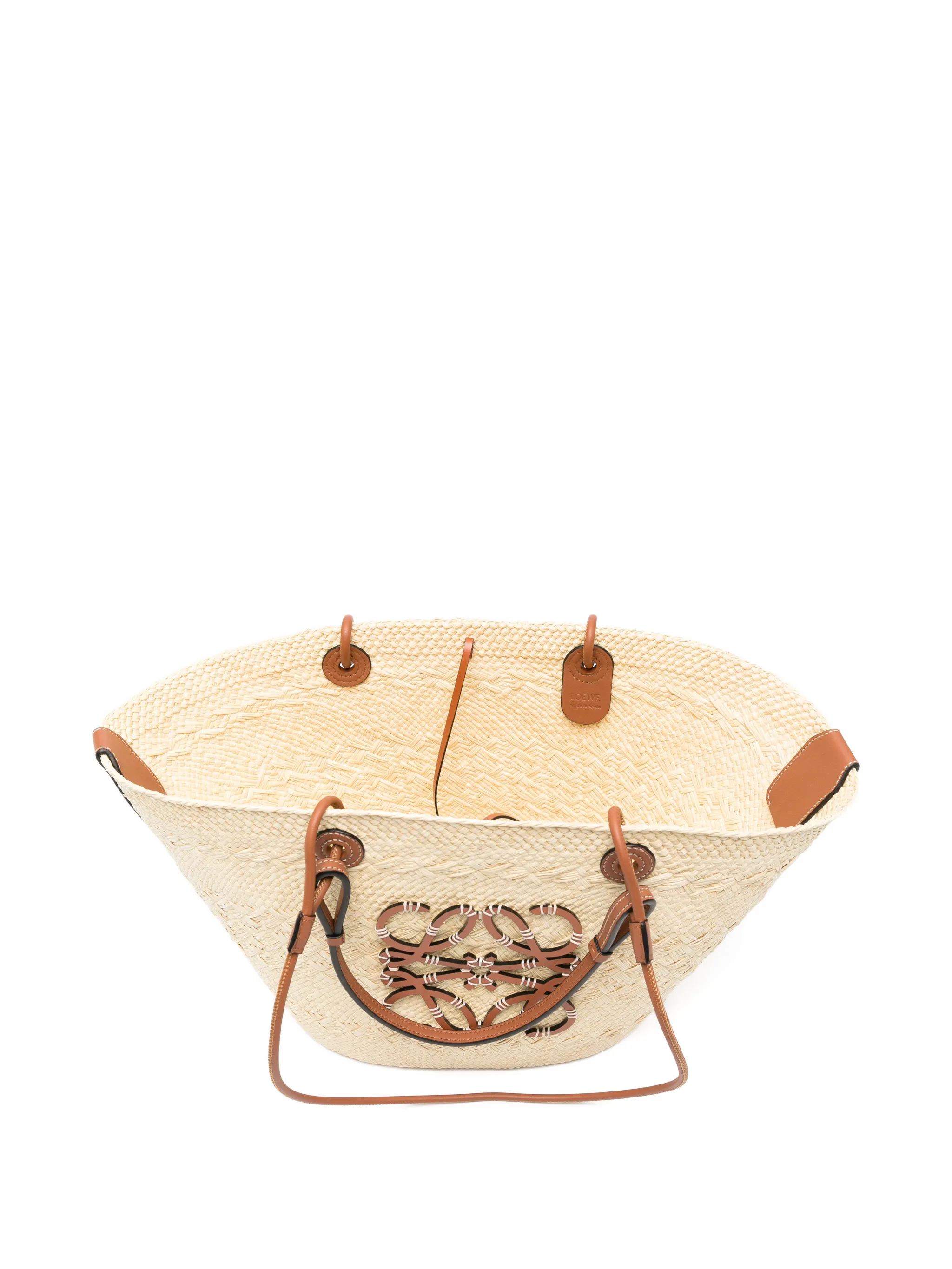 LOEWE Anagram logo woven tote bag