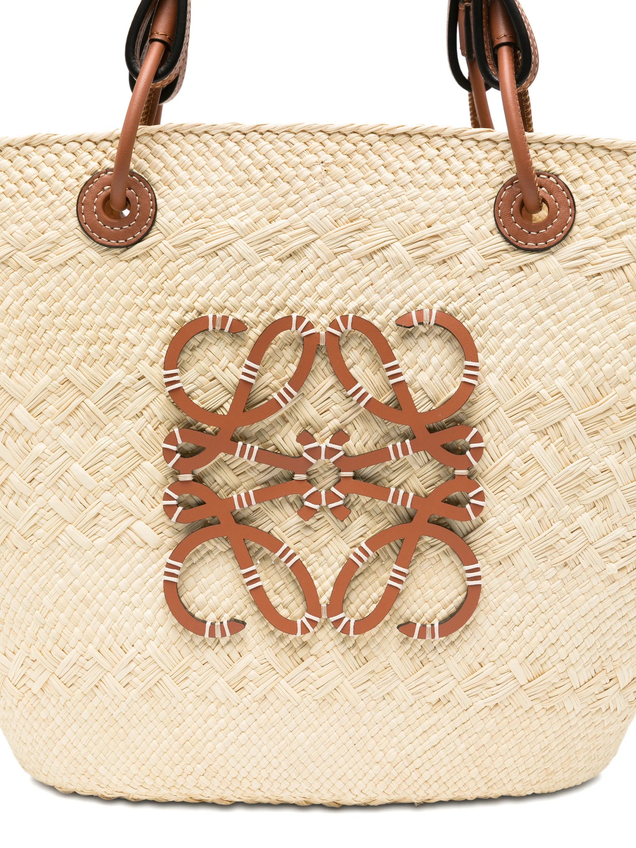 LOEWE Anagram logo woven tote bag