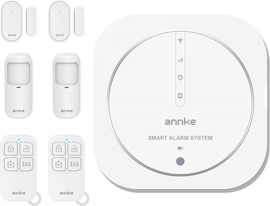 Annke A113 Autonomous Wireless Alarm System with 2 Motion Detectors , 2 Door Sensors and 2 Remotes (GSM / Wi-Fi)