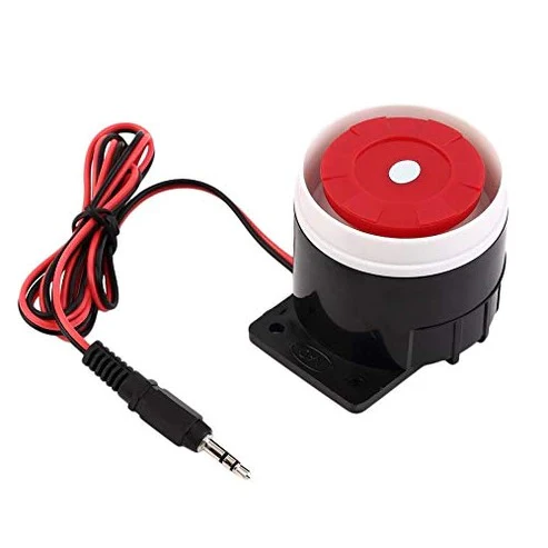 12 Plastic Wired Mini Dc 5-12v Horn Siren
