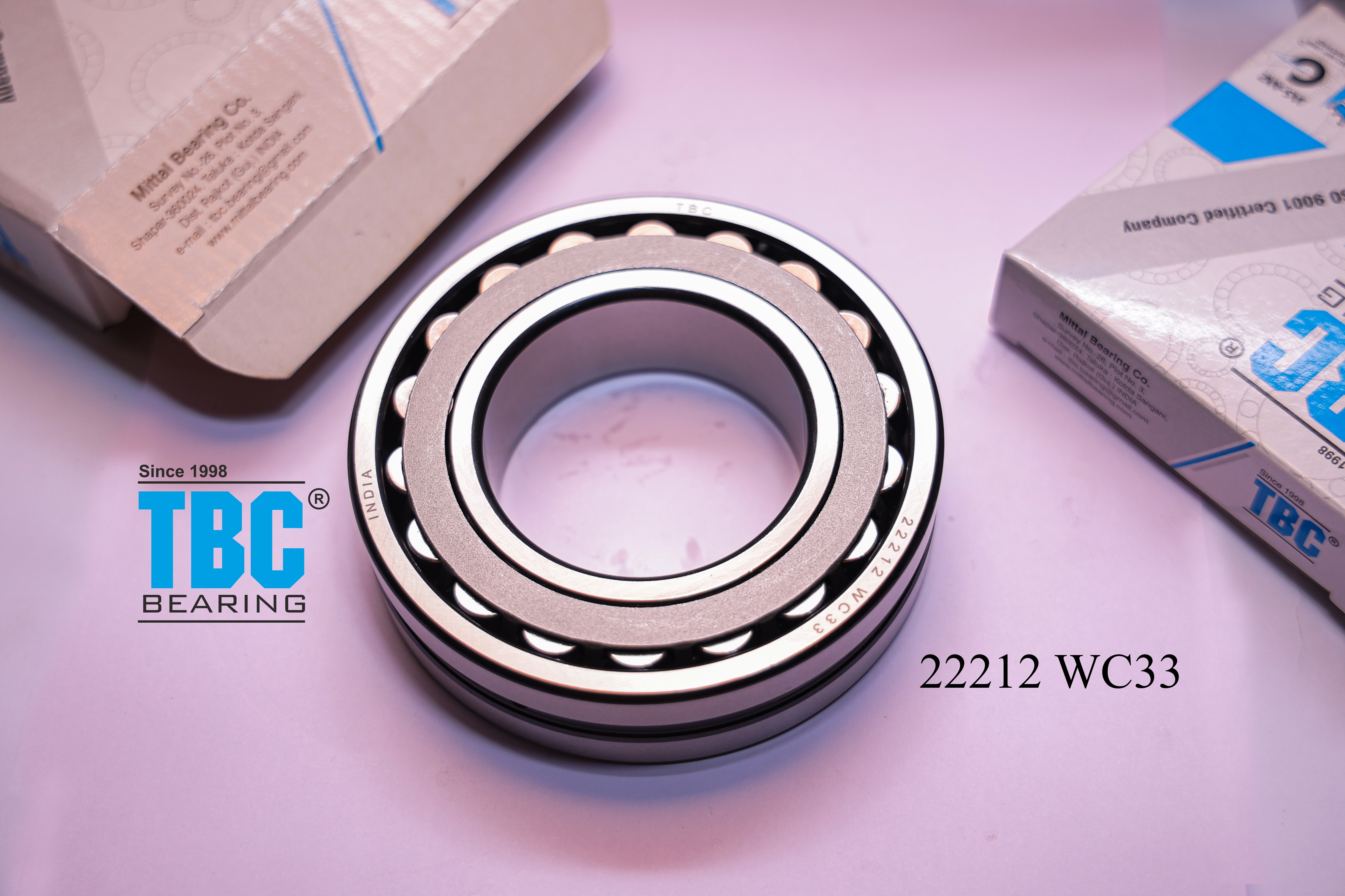 TBC Bearing 22212 WC33