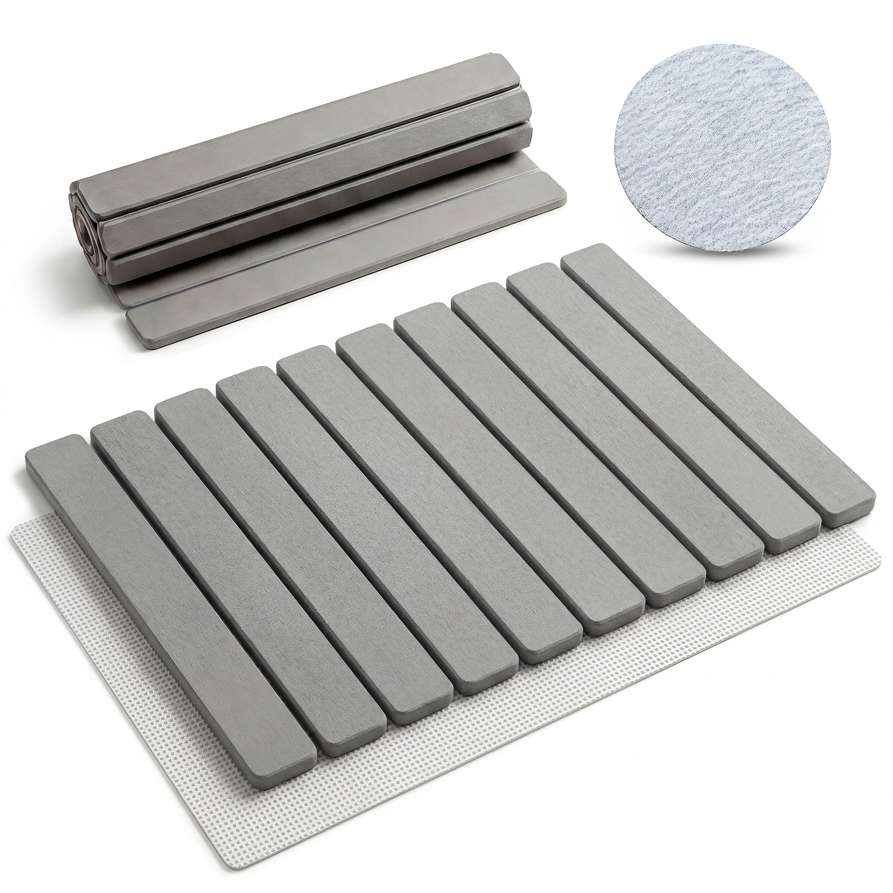 Alfombra de baño plegable de diatomita