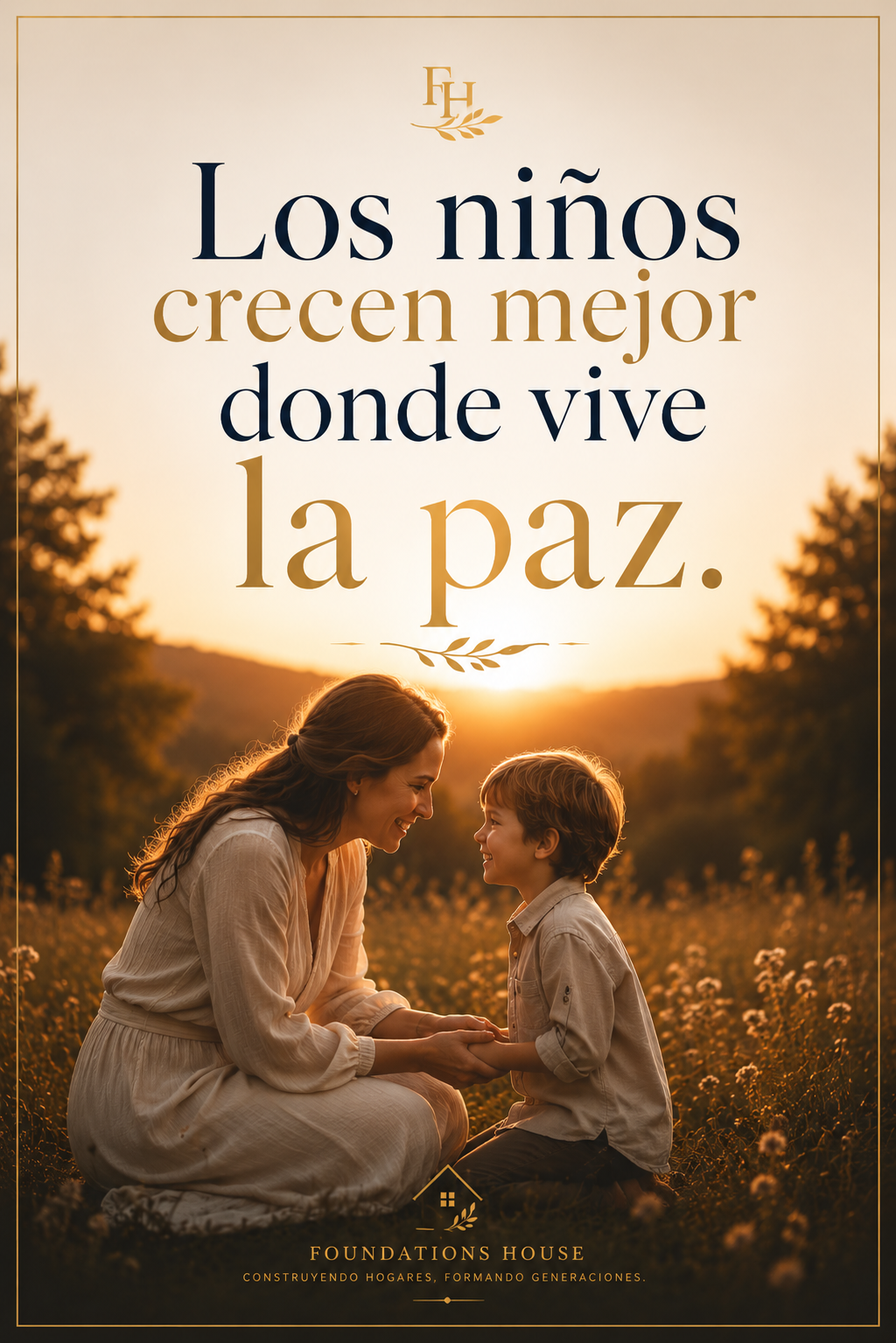 Los ninos crecen major donde vive la paz