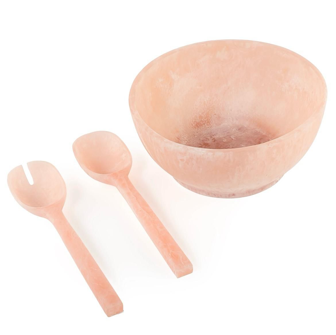 Himalayan Salt Salad Bowl Set
