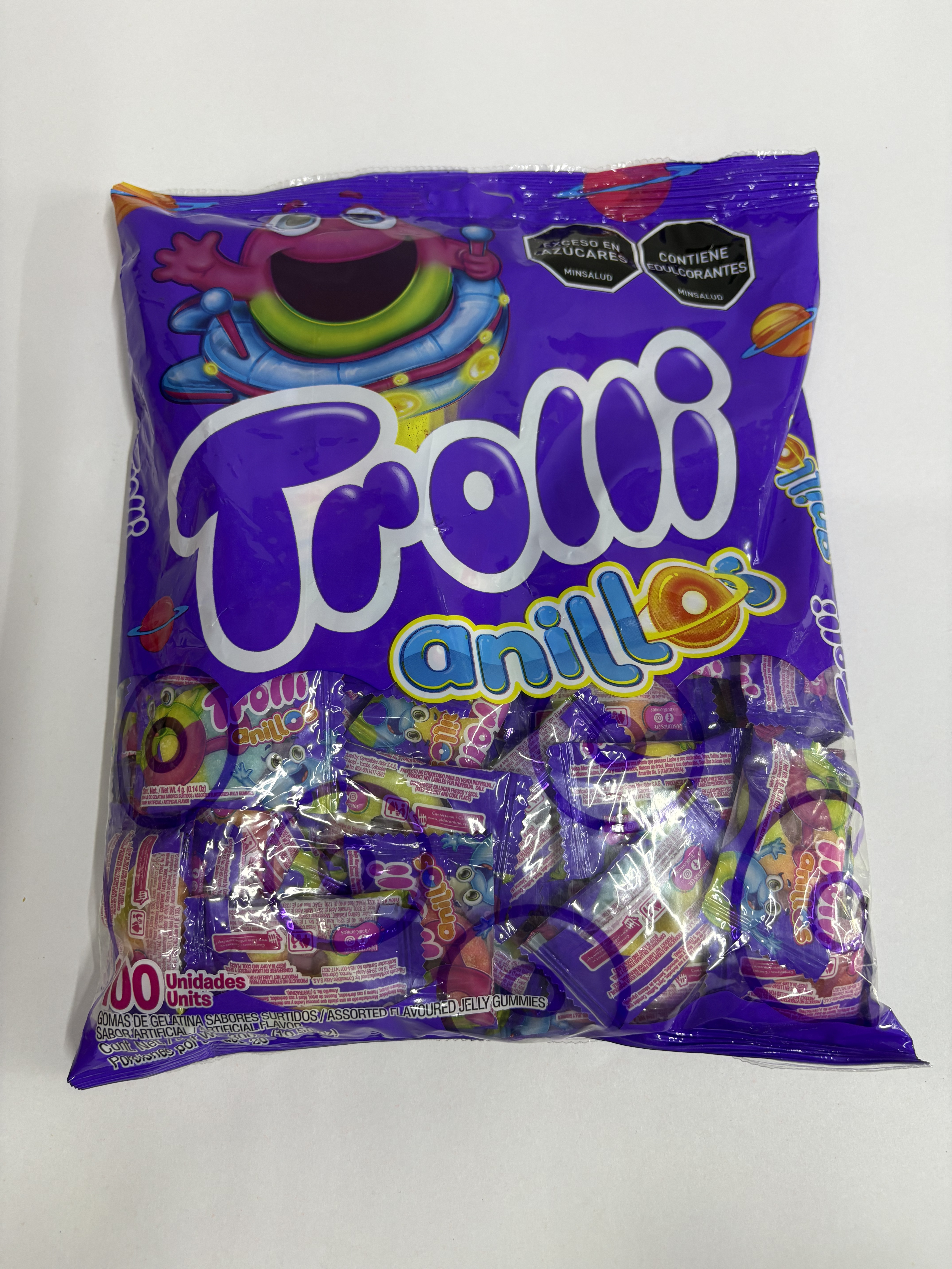TROLLI ANILLOS*100