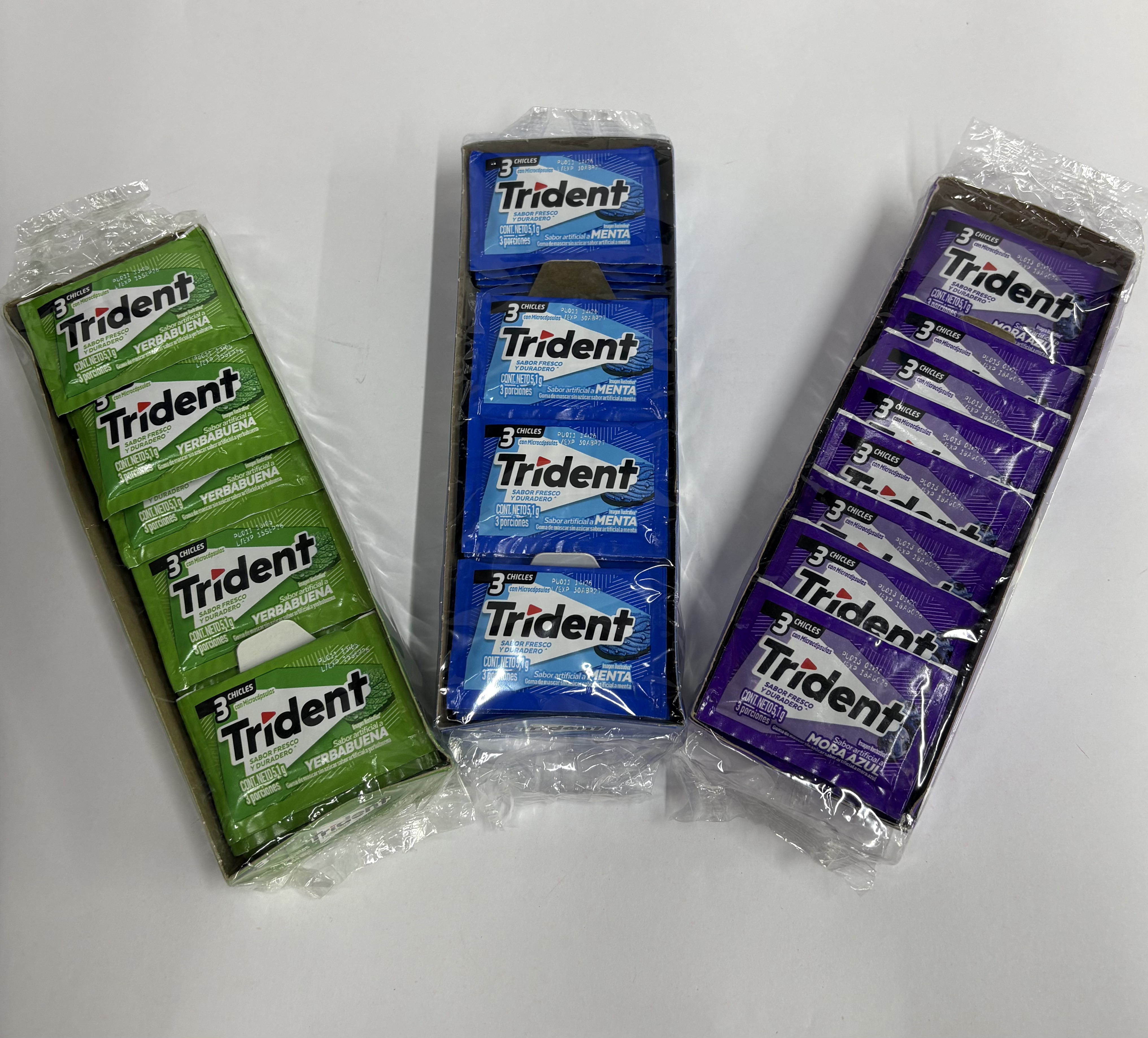 CHICLE TRIDENT*3