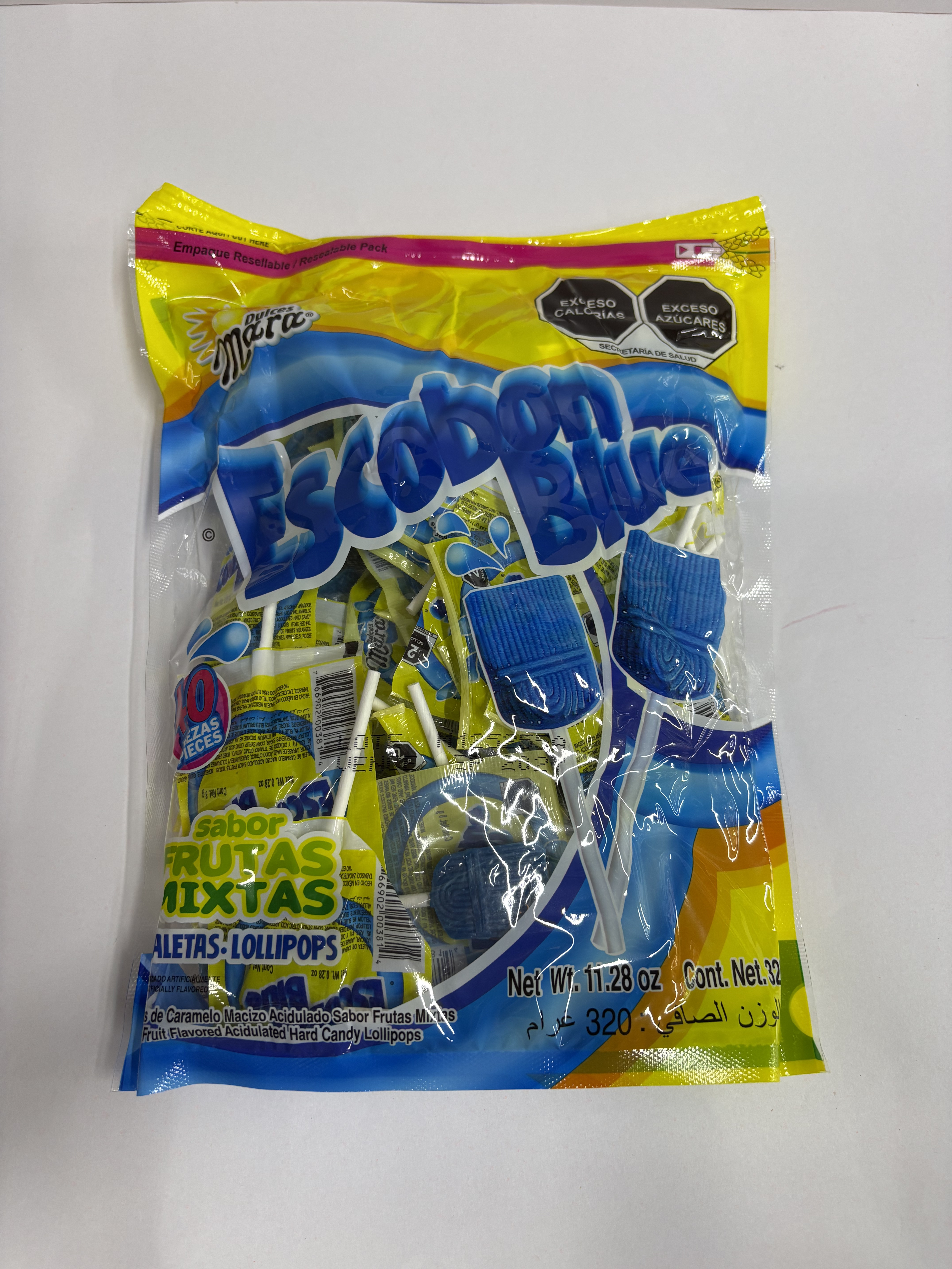 CHUP ESCOBON AZUL*40