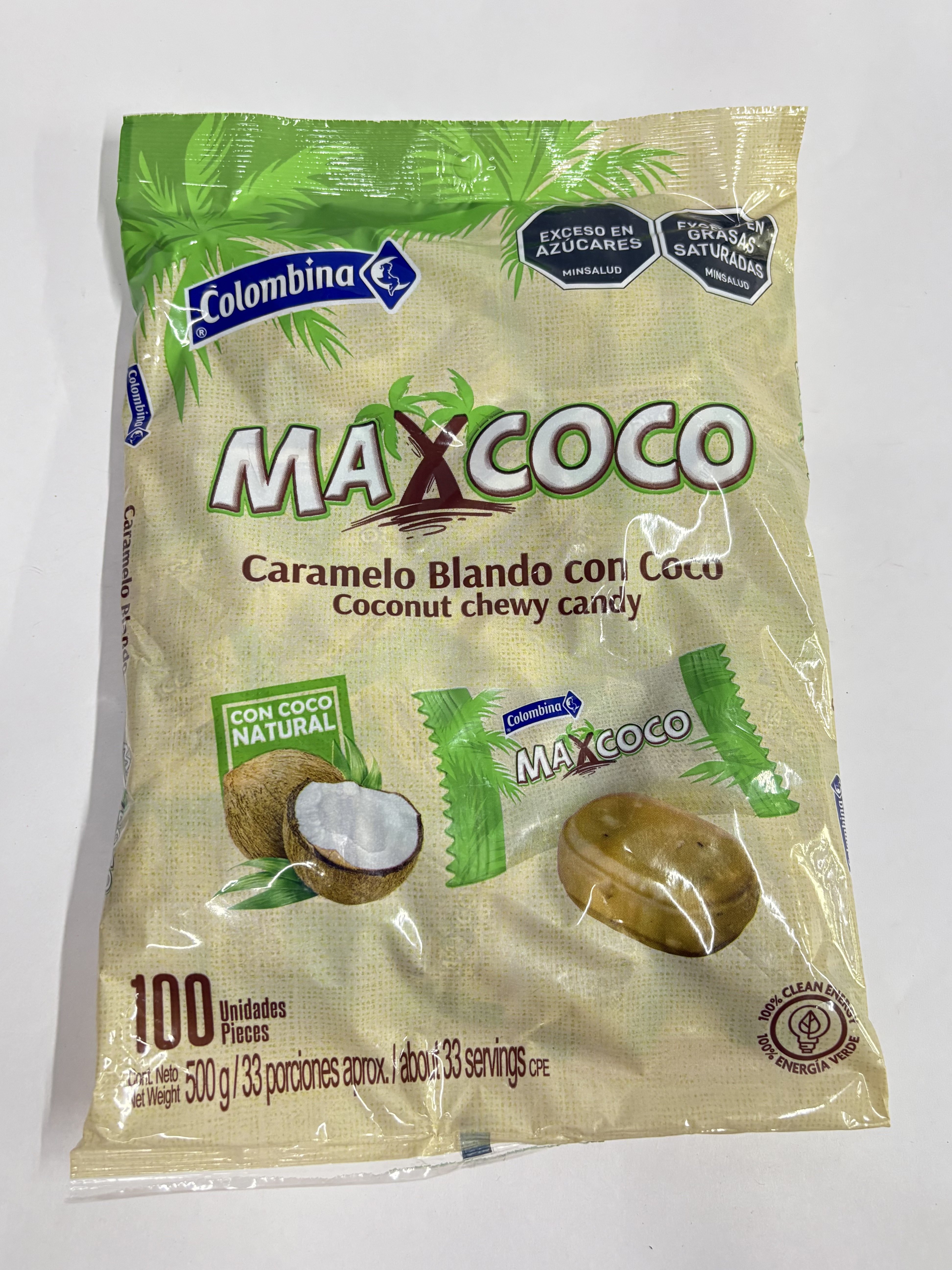 CARAMELO MAX COCO*100