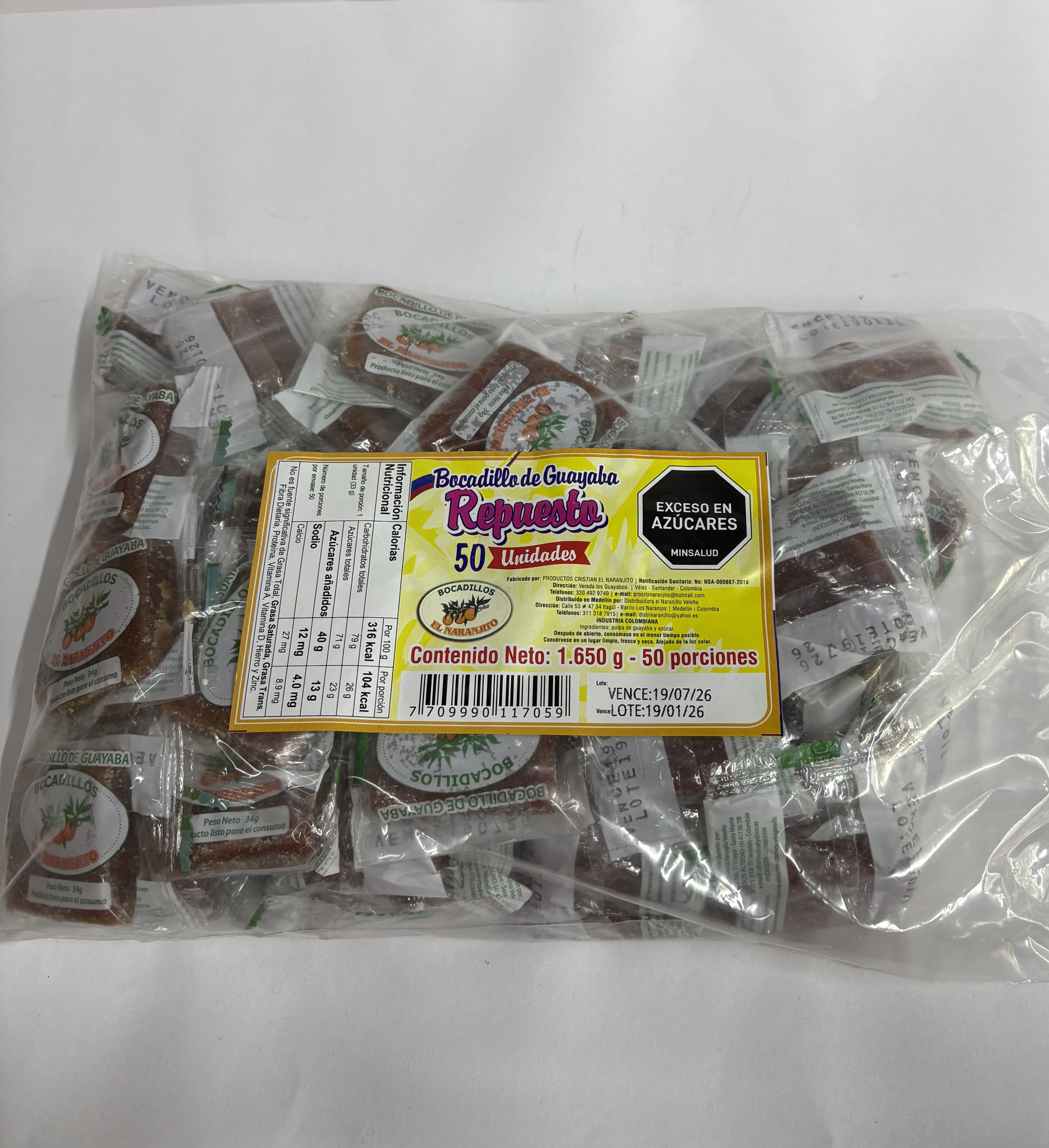 BOCADI GUAYABA*50