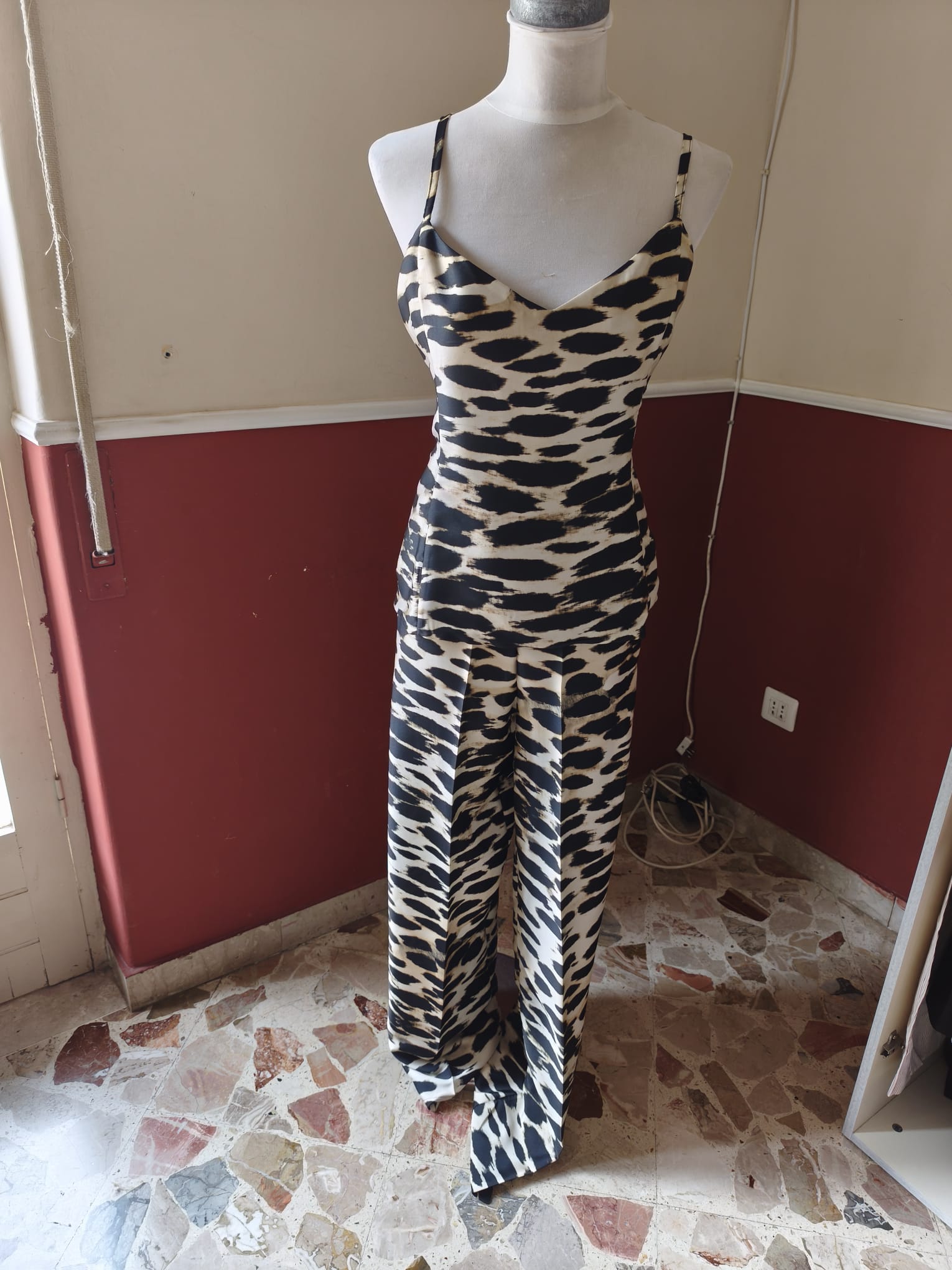 Set coordinato animalier Manuela Riva