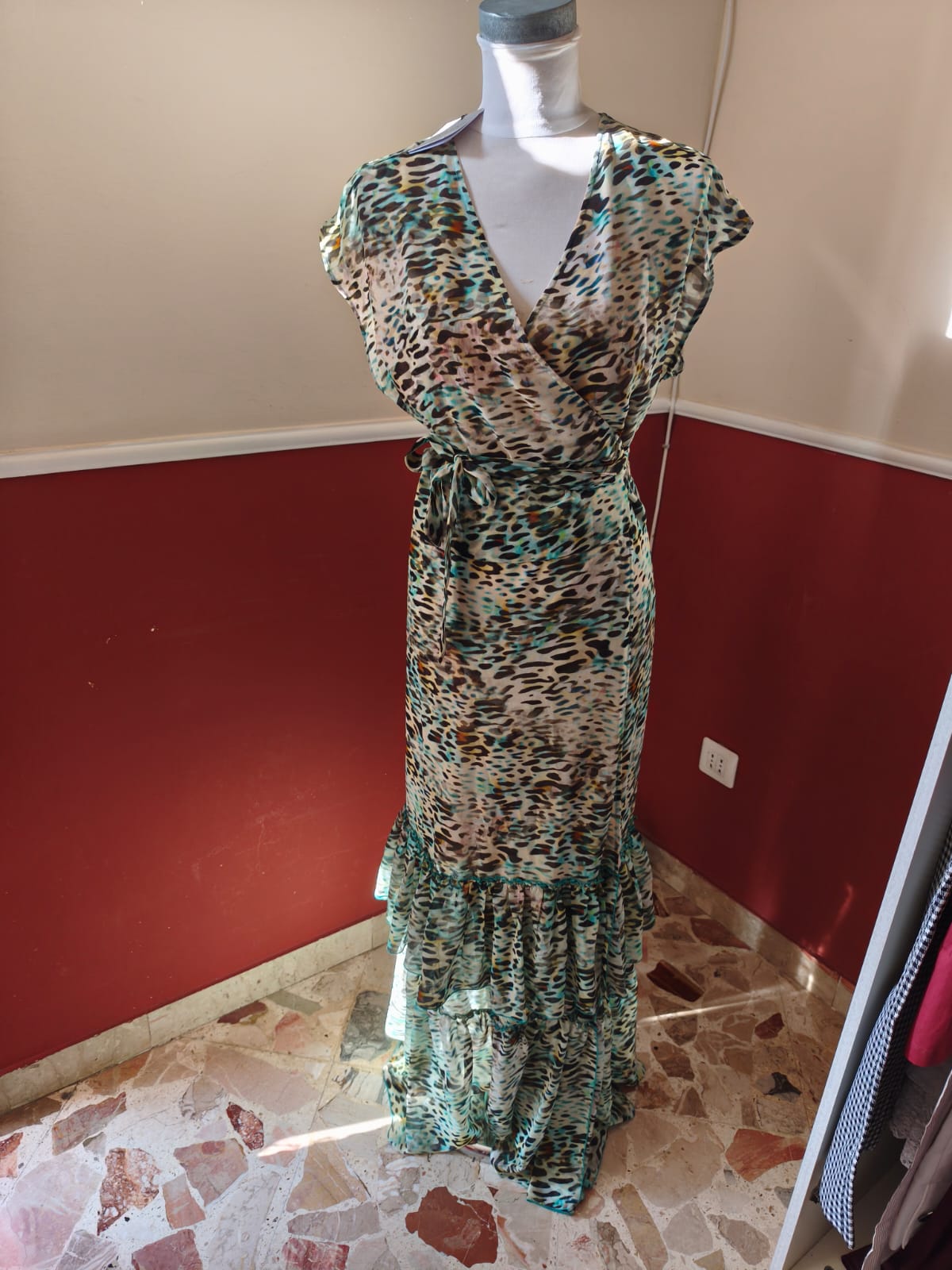 Abito lungo animalier Liu Jo