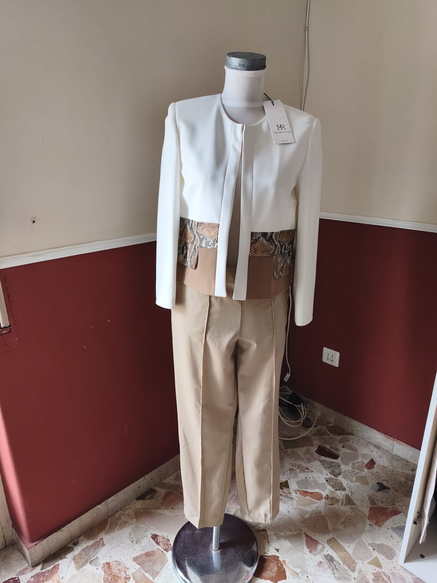Capospalla Manuela Riva e pantalone Twin-set