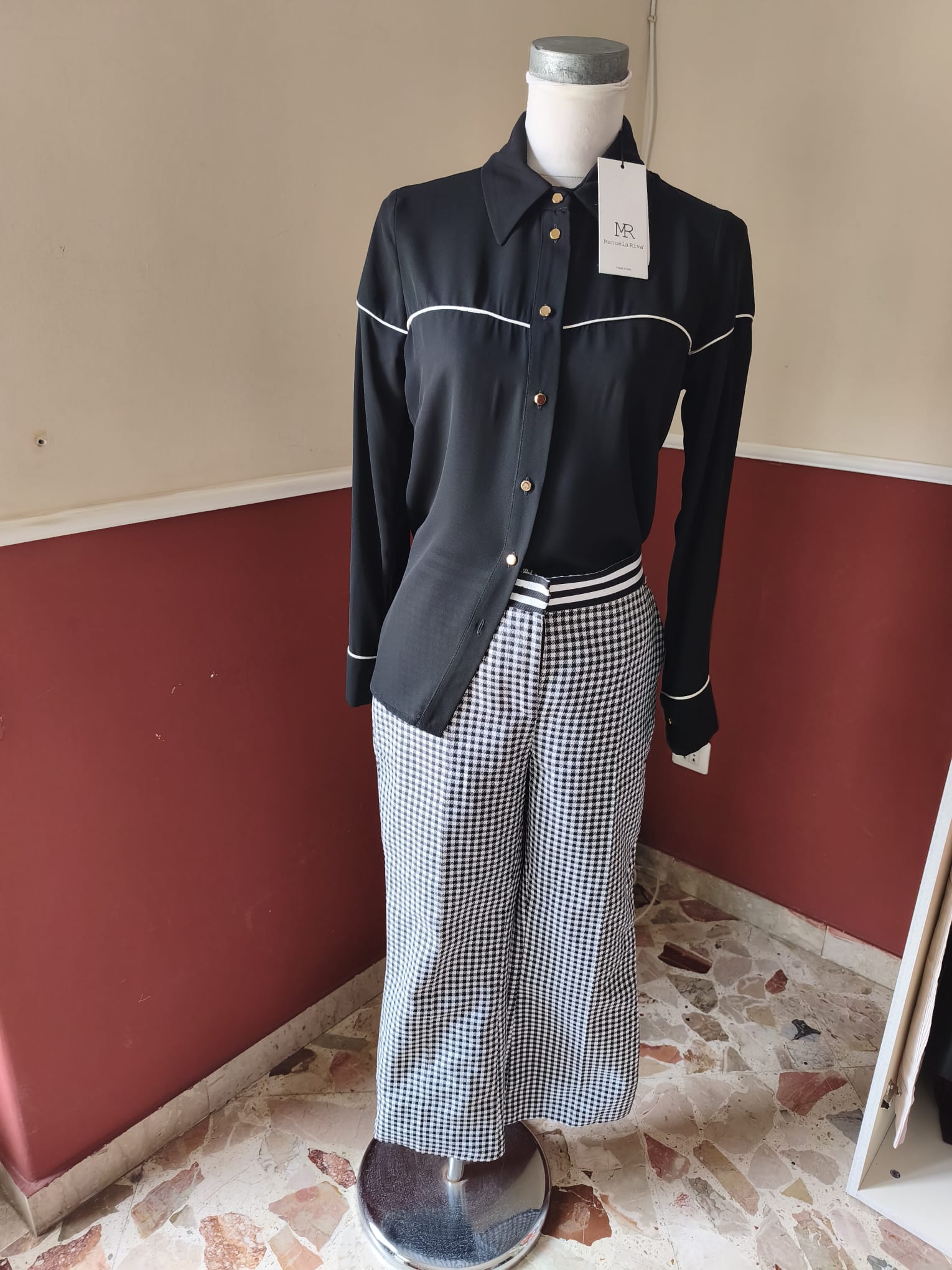 Pantalone a quadretti Liu Jo